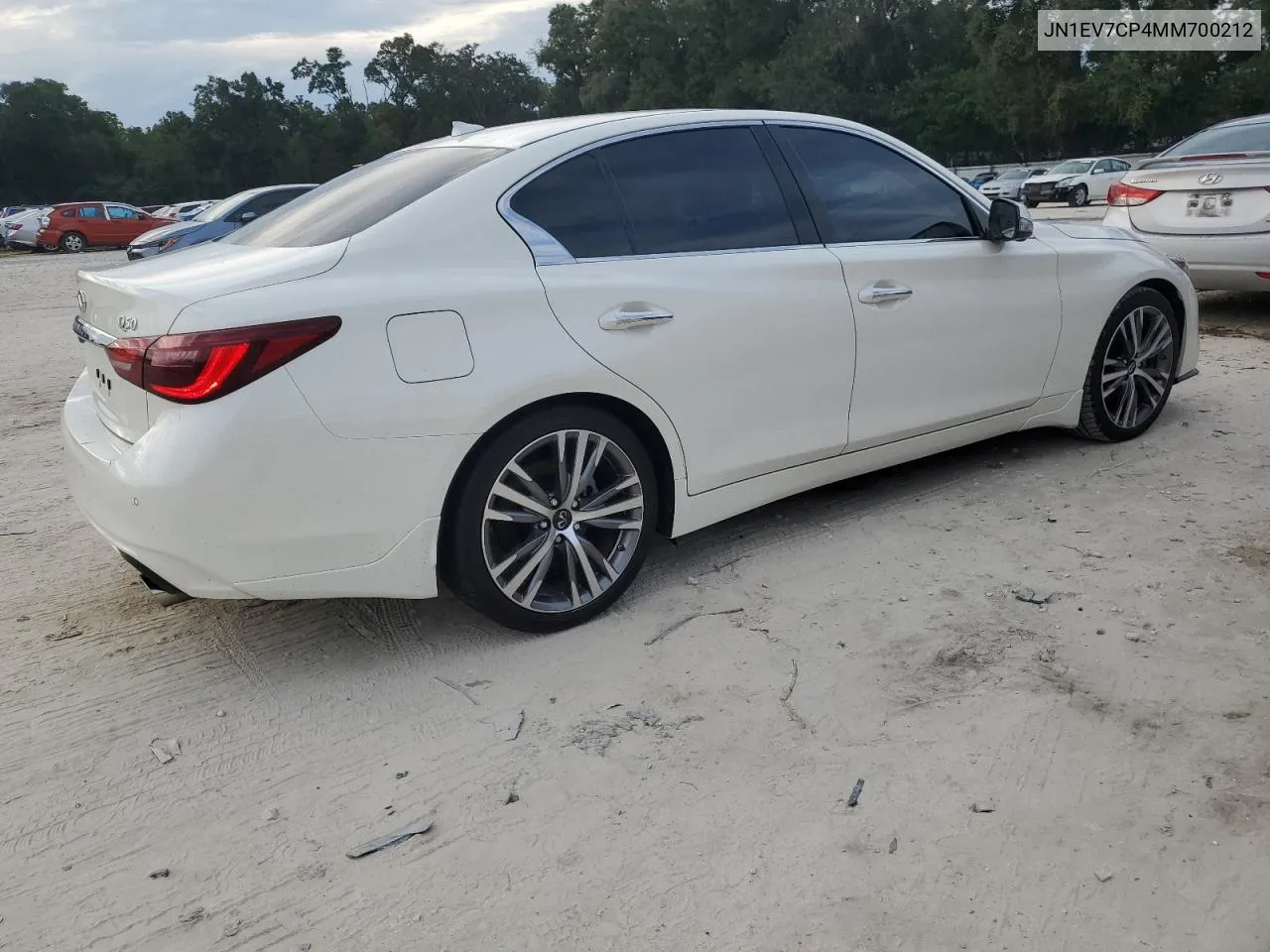 2021 Infiniti Q50 Sensory VIN: JN1EV7CP4MM700212 Lot: 73428834