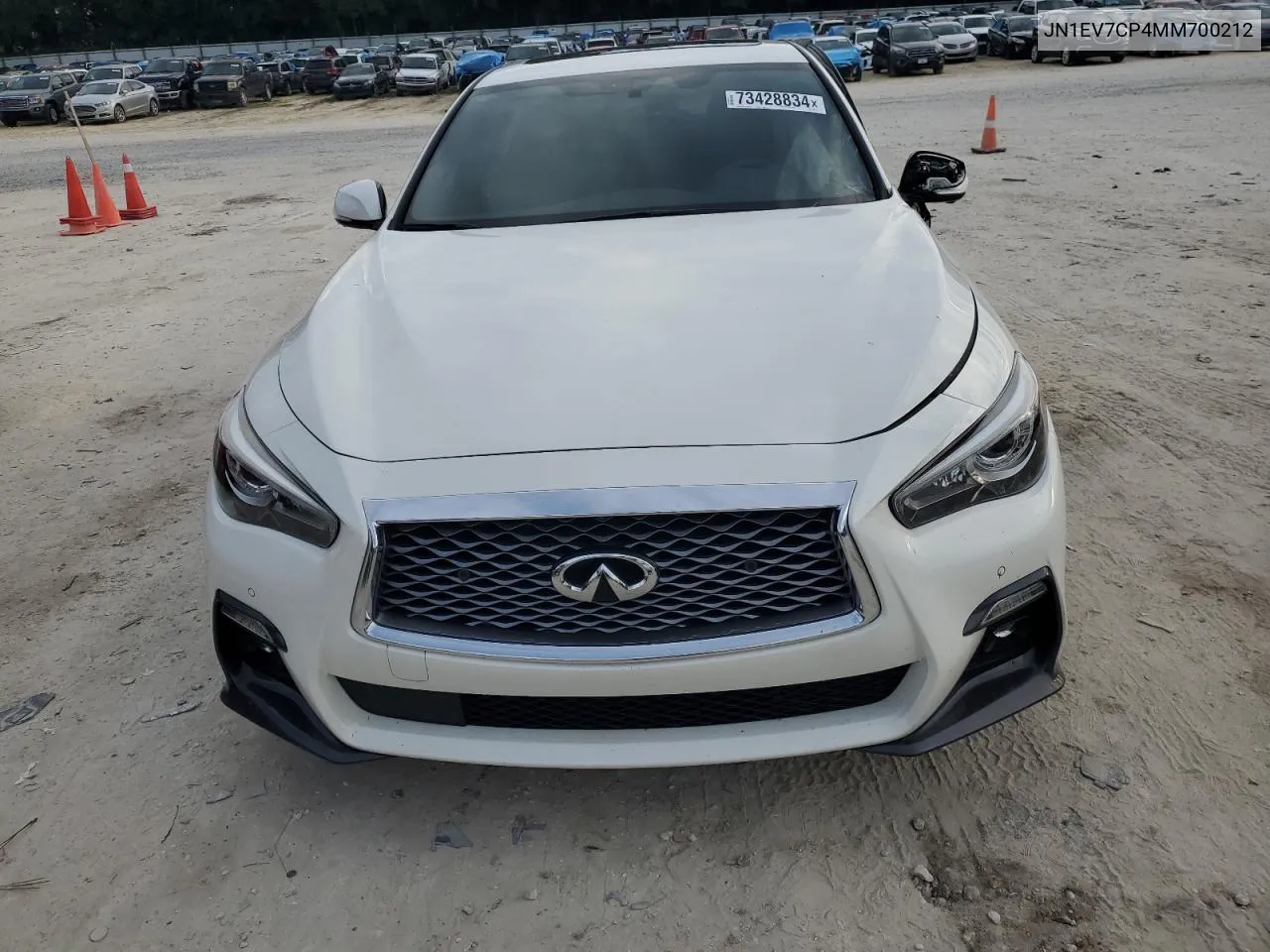 2021 Infiniti Q50 Sensory VIN: JN1EV7CP4MM700212 Lot: 73428834