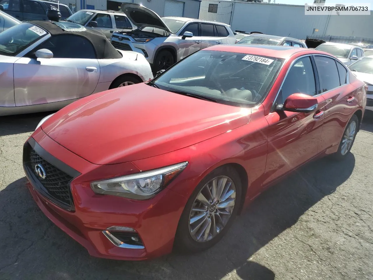 JN1EV7BP5MM706733 2021 Infiniti Q50 Luxe