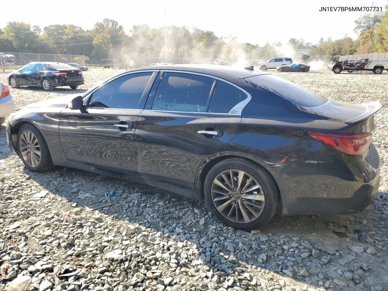 2021 Infiniti Q50 Luxe VIN: JN1EV7BP6MM707731 Lot: 76987424