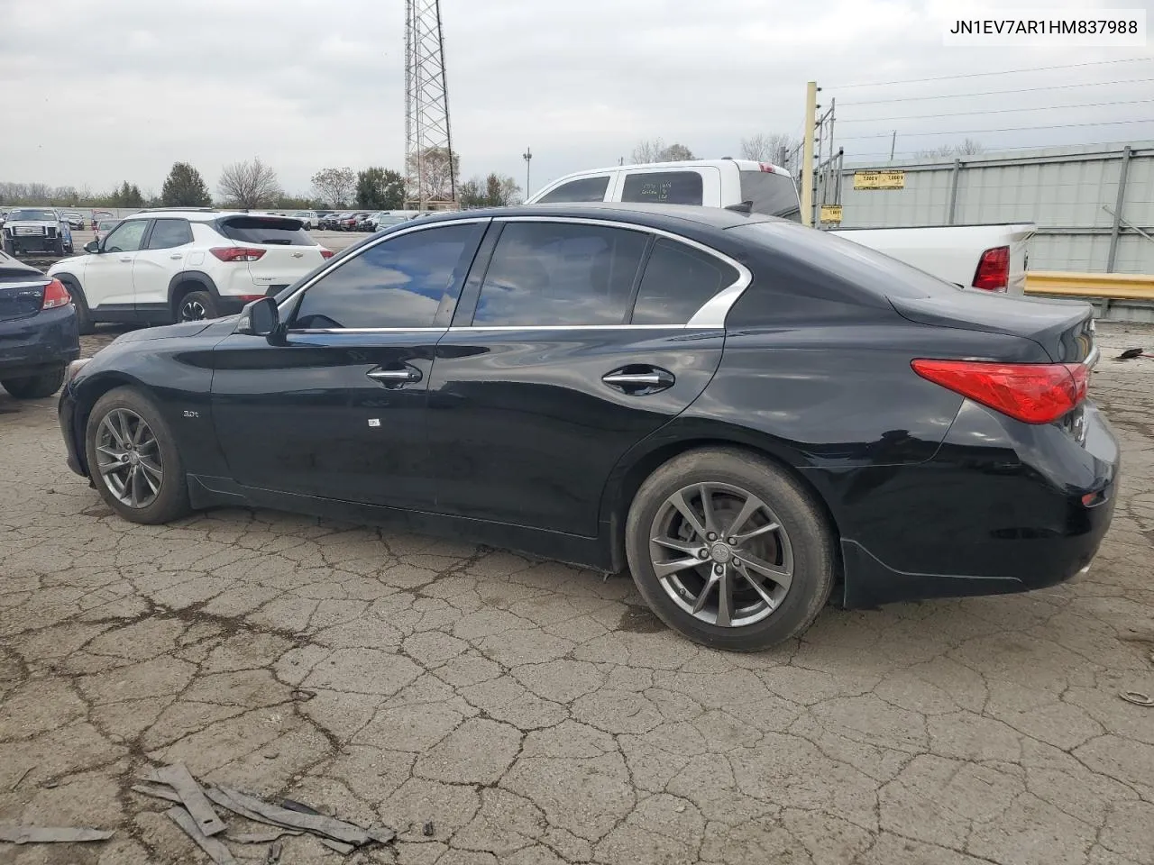 2021 Infiniti Q50 Premium VIN: JN1EV7AR1HM837988 Lot: 81006214