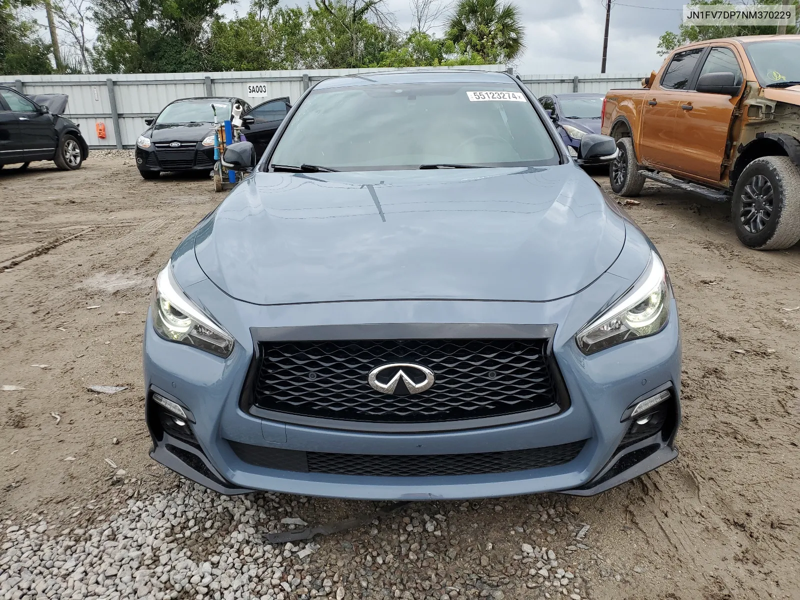 JN1FV7DP7NM370229 2022 Infiniti Q50 Red Sport 400