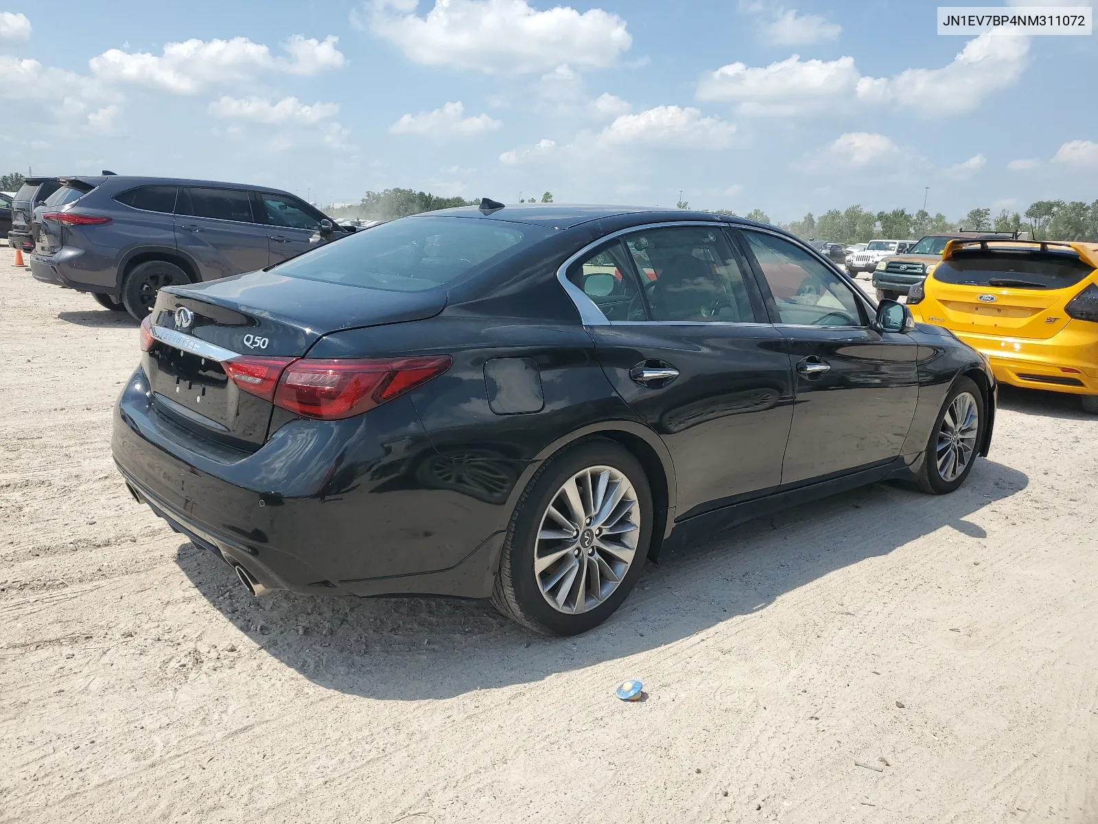 2022 Infiniti Q50 Luxe VIN: JN1EV7BP4NM311072 Lot: 64807844