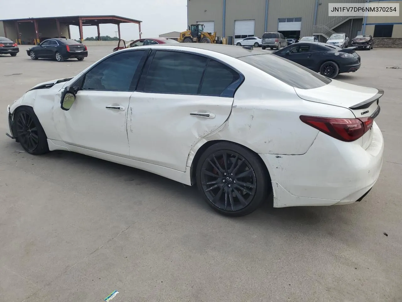 2022 Infiniti Q50 Red Sport 400 VIN: JN1FV7DP6NM370254 Lot: 66901124