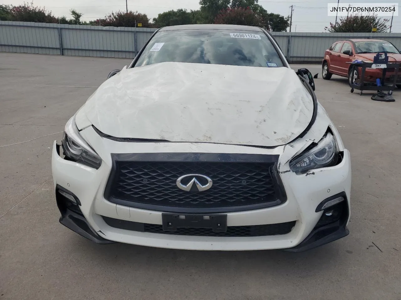 JN1FV7DP6NM370254 2022 Infiniti Q50 Red Sport 400