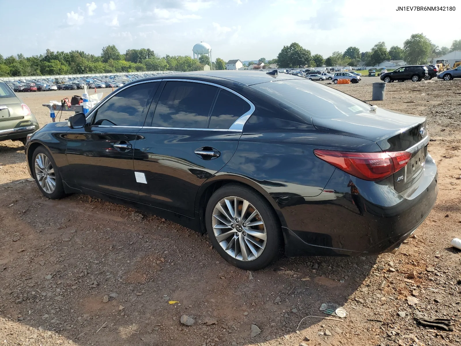 2022 Infiniti Q50 Luxe VIN: JN1EV7BR6NM342180 Lot: 68969114