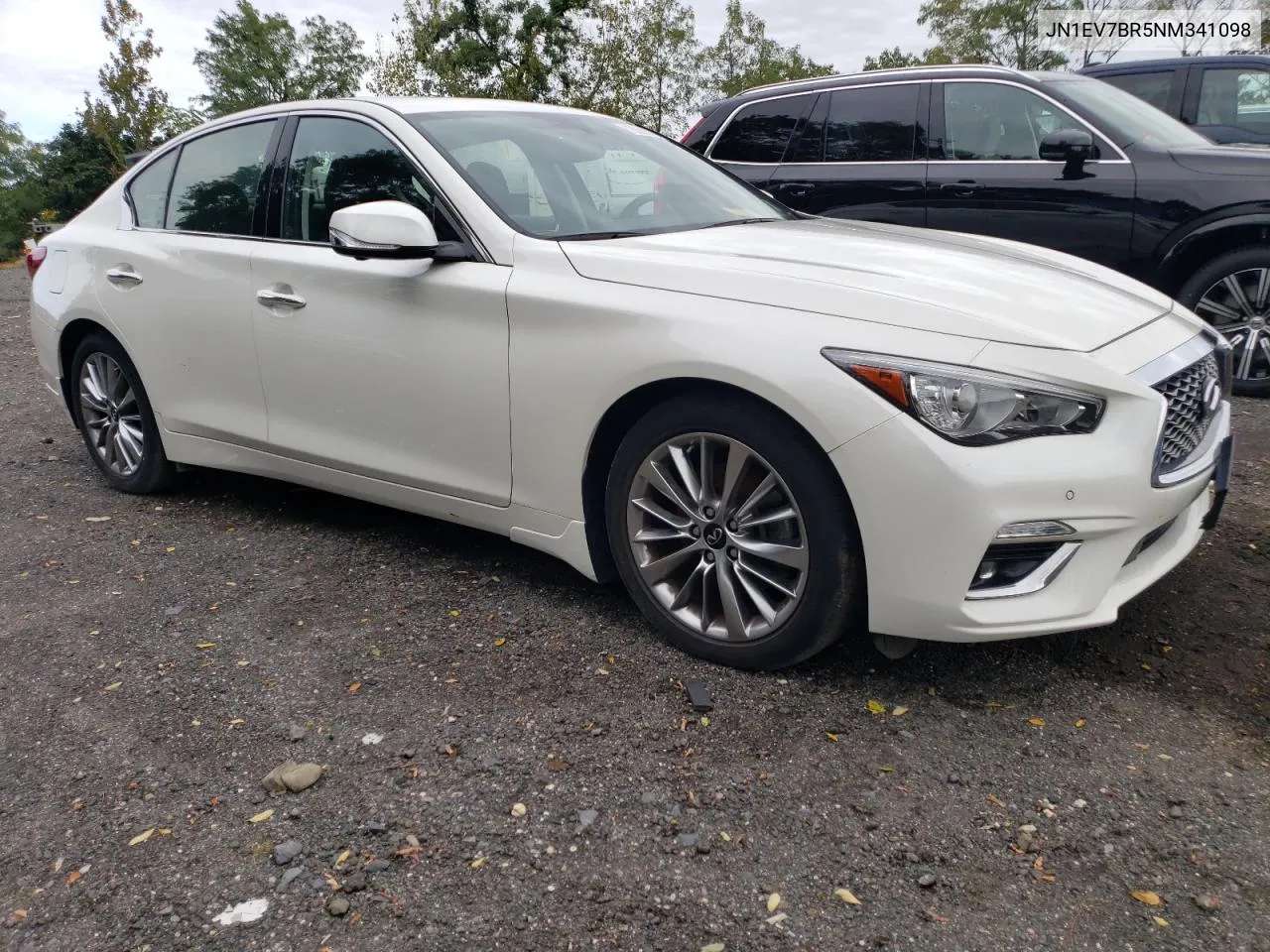 2022 Infiniti Q50 Luxe VIN: JN1EV7BR5NM341098 Lot: 73659874