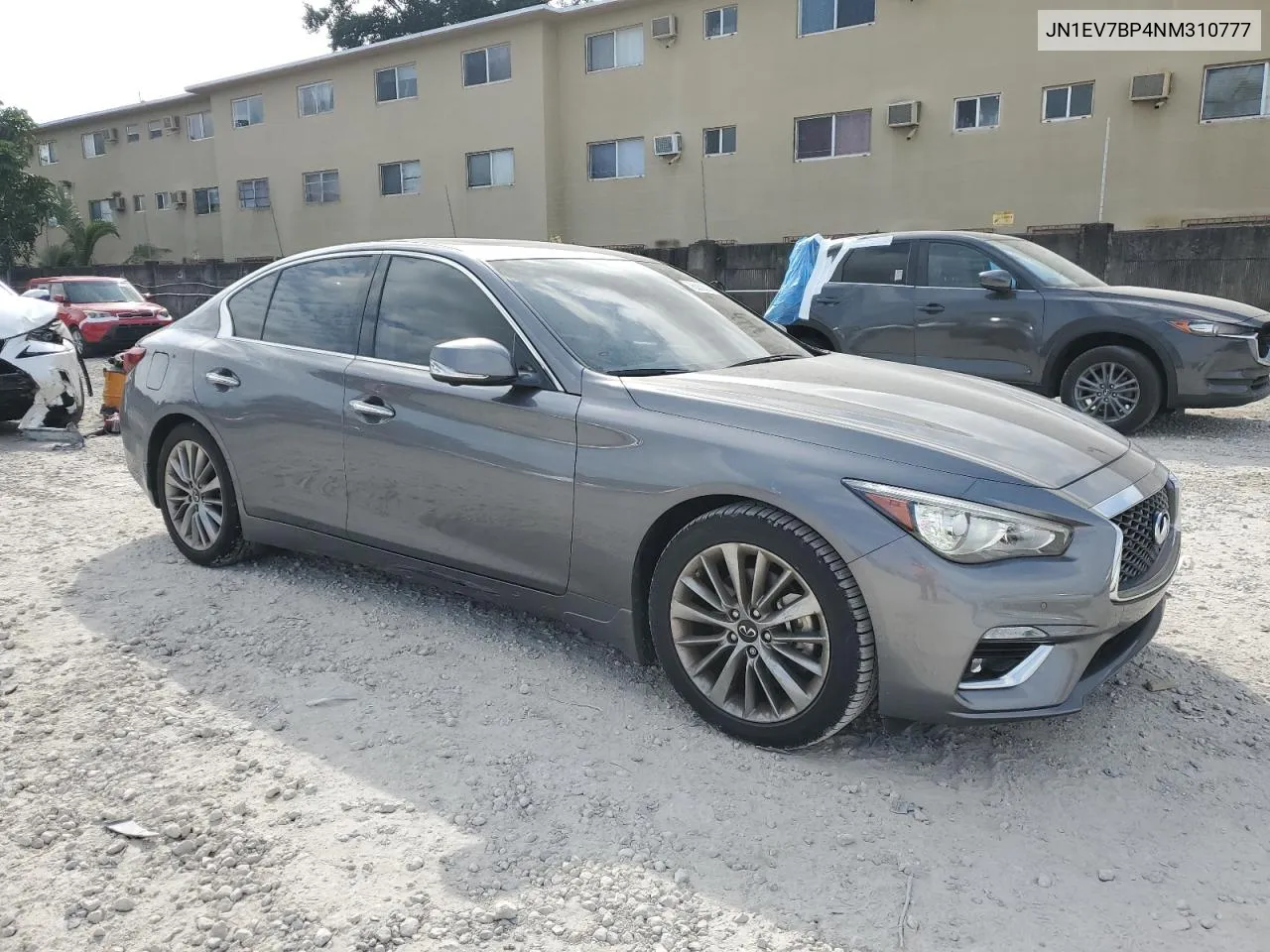 2022 Infiniti Q50 Luxe VIN: JN1EV7BP4NM310777 Lot: 76330074