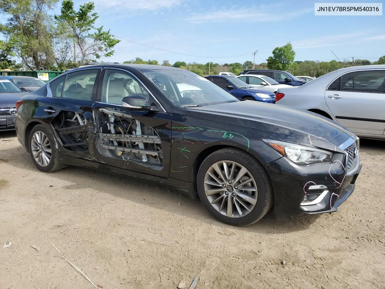 JN1EV7BR5PM540316 2023 Infiniti Q50 Luxe