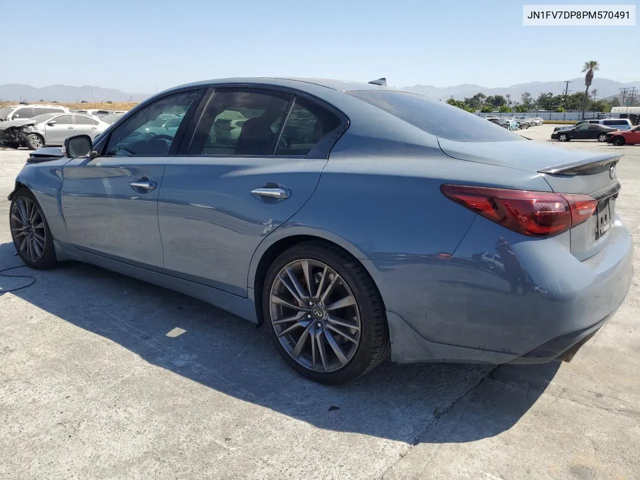 2023 Infiniti Q50 Red Sport 400 VIN: JN1FV7DP8PM570491 Lot: 63653044