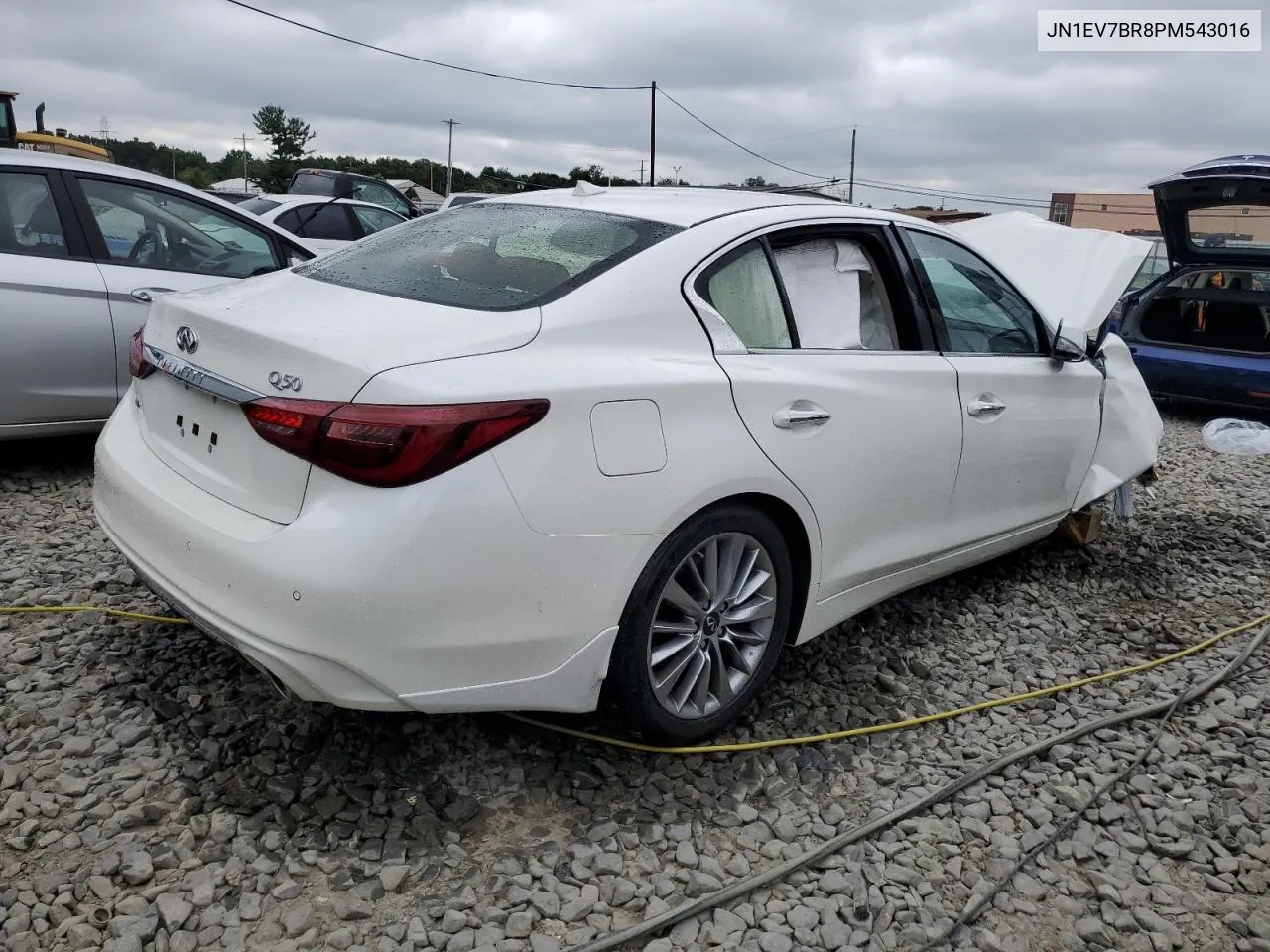 2023 Infiniti Q50 Luxe VIN: JN1EV7BR8PM543016 Lot: 64267534