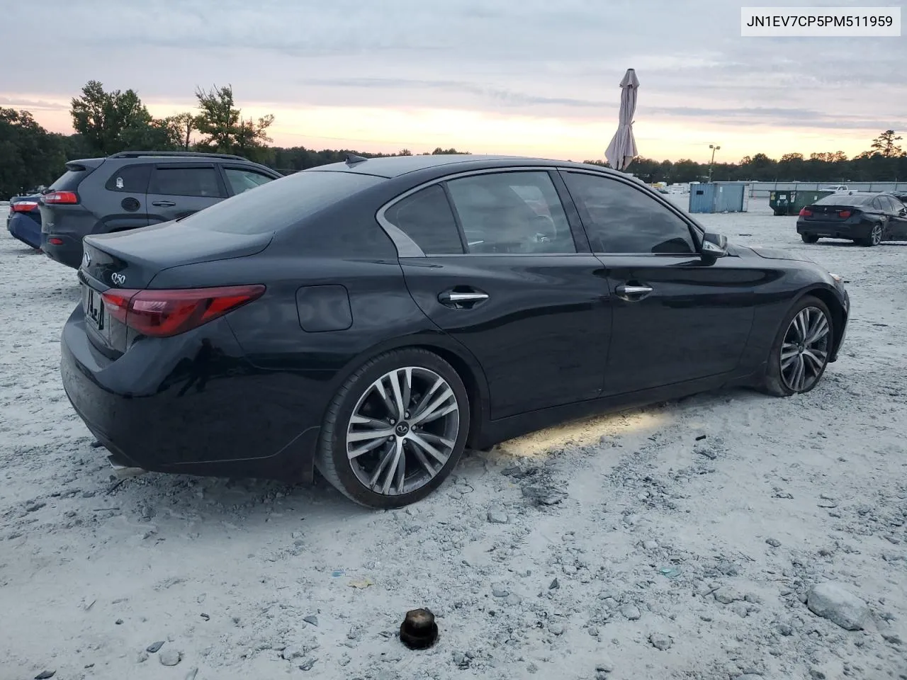 2023 Infiniti Q50 Sensory VIN: JN1EV7CP5PM511959 Lot: 70436554