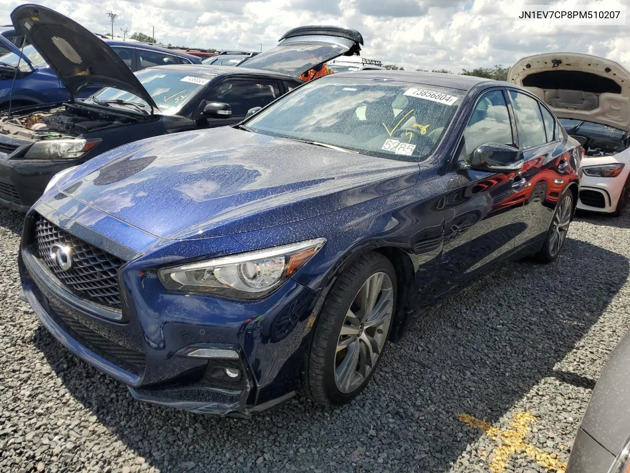 2023 Infiniti Q50 Sensory VIN: JN1EV7CP8PM510207 Lot: 73856804