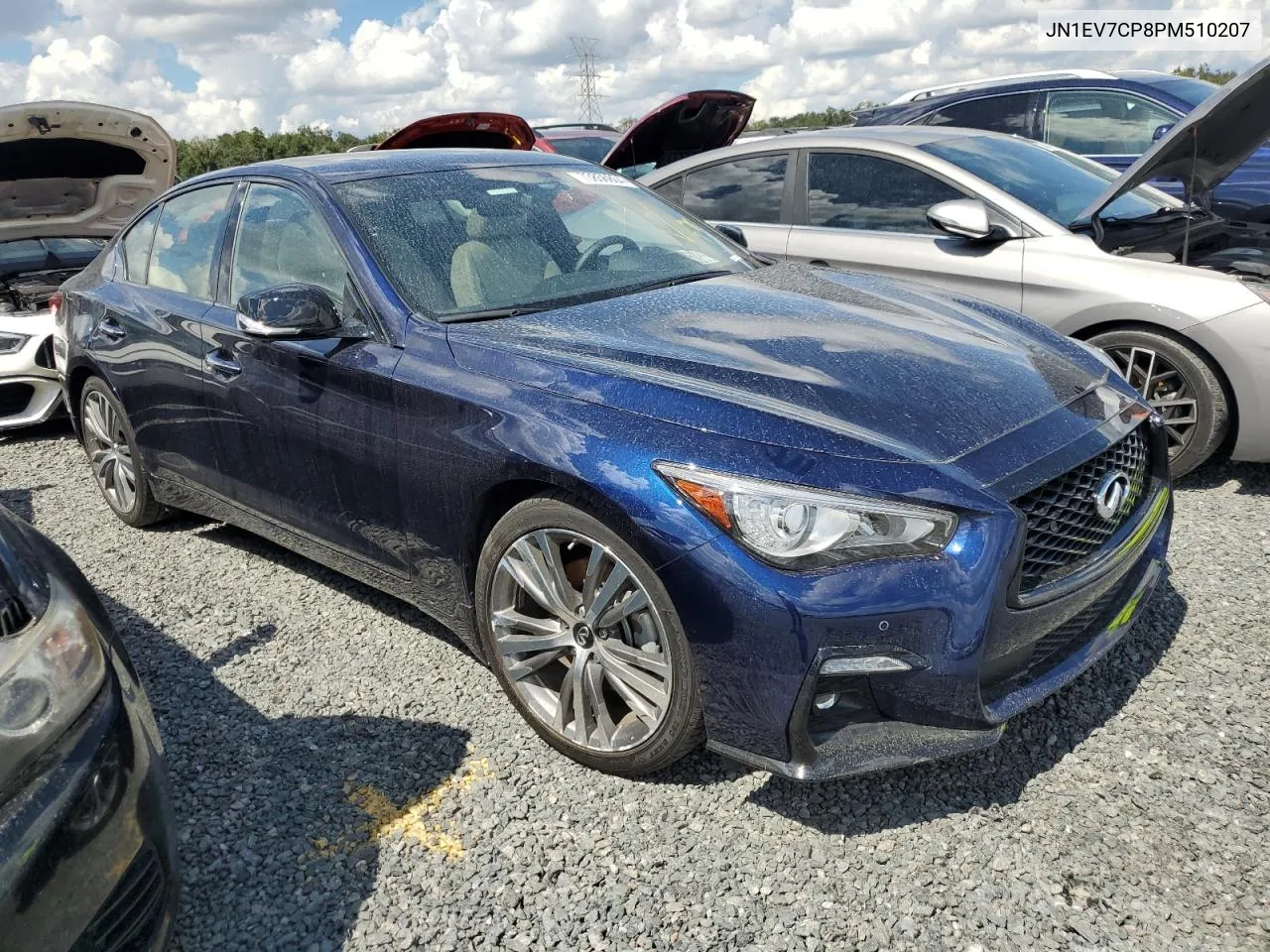 2023 Infiniti Q50 Sensory VIN: JN1EV7CP8PM510207 Lot: 73856804