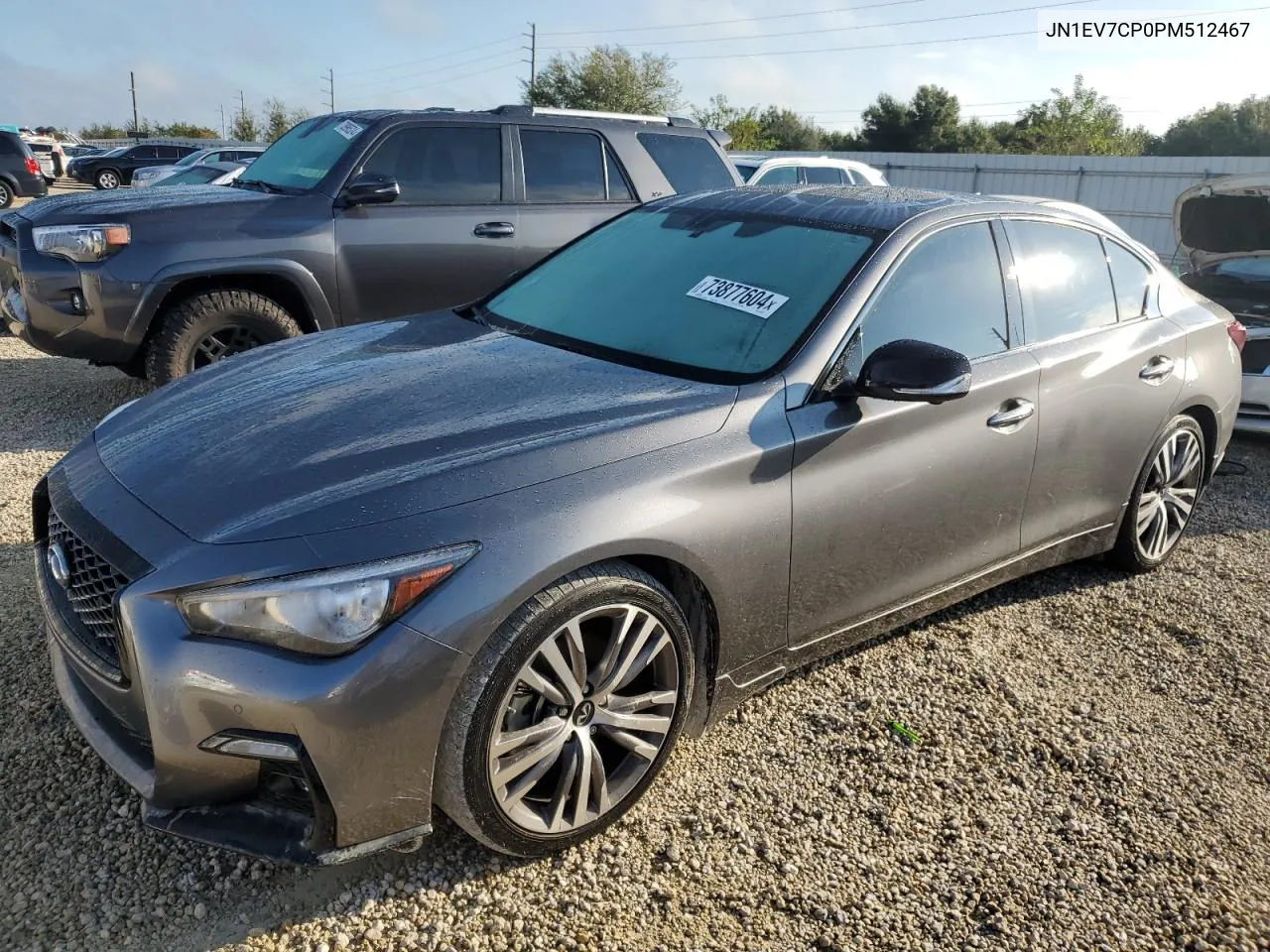 2023 Infiniti Q50 Sensory VIN: JN1EV7CP0PM512467 Lot: 73877604