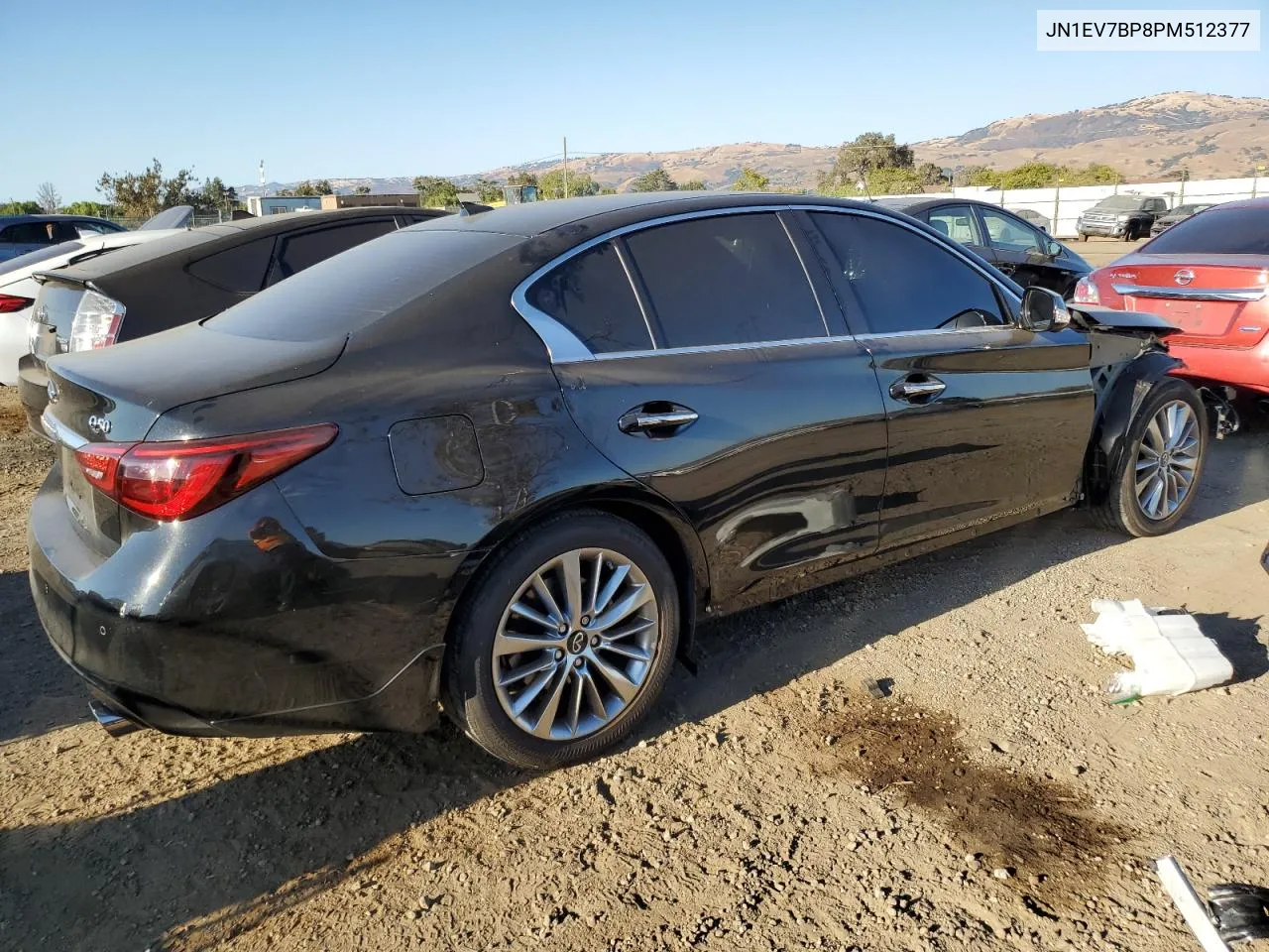 2023 Infiniti Q50 Luxe VIN: JN1EV7BP8PM512377 Lot: 74734624