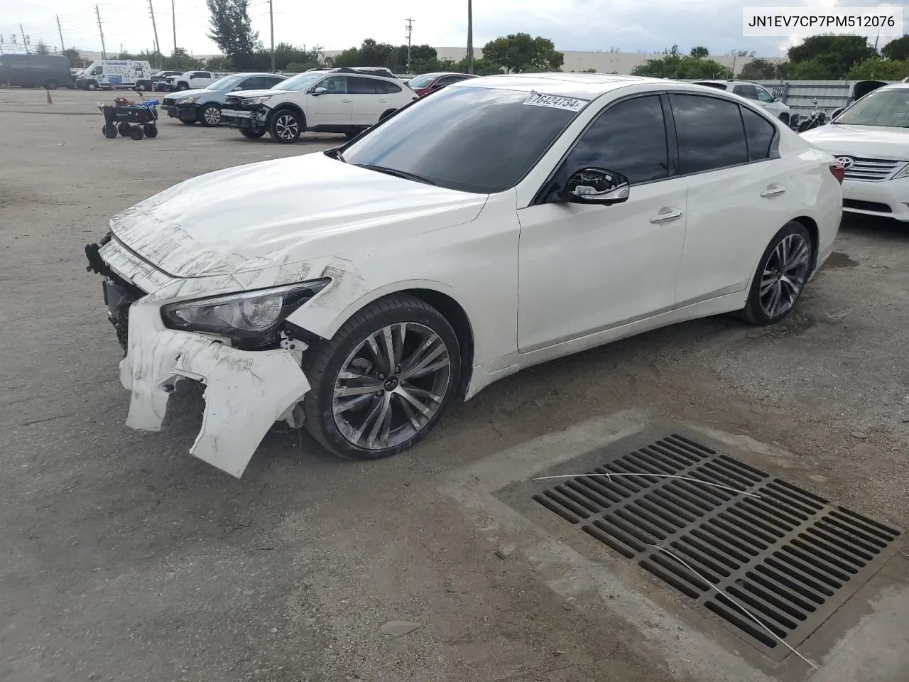 JN1EV7CP7PM512076 2023 Infiniti Q50 Sensory