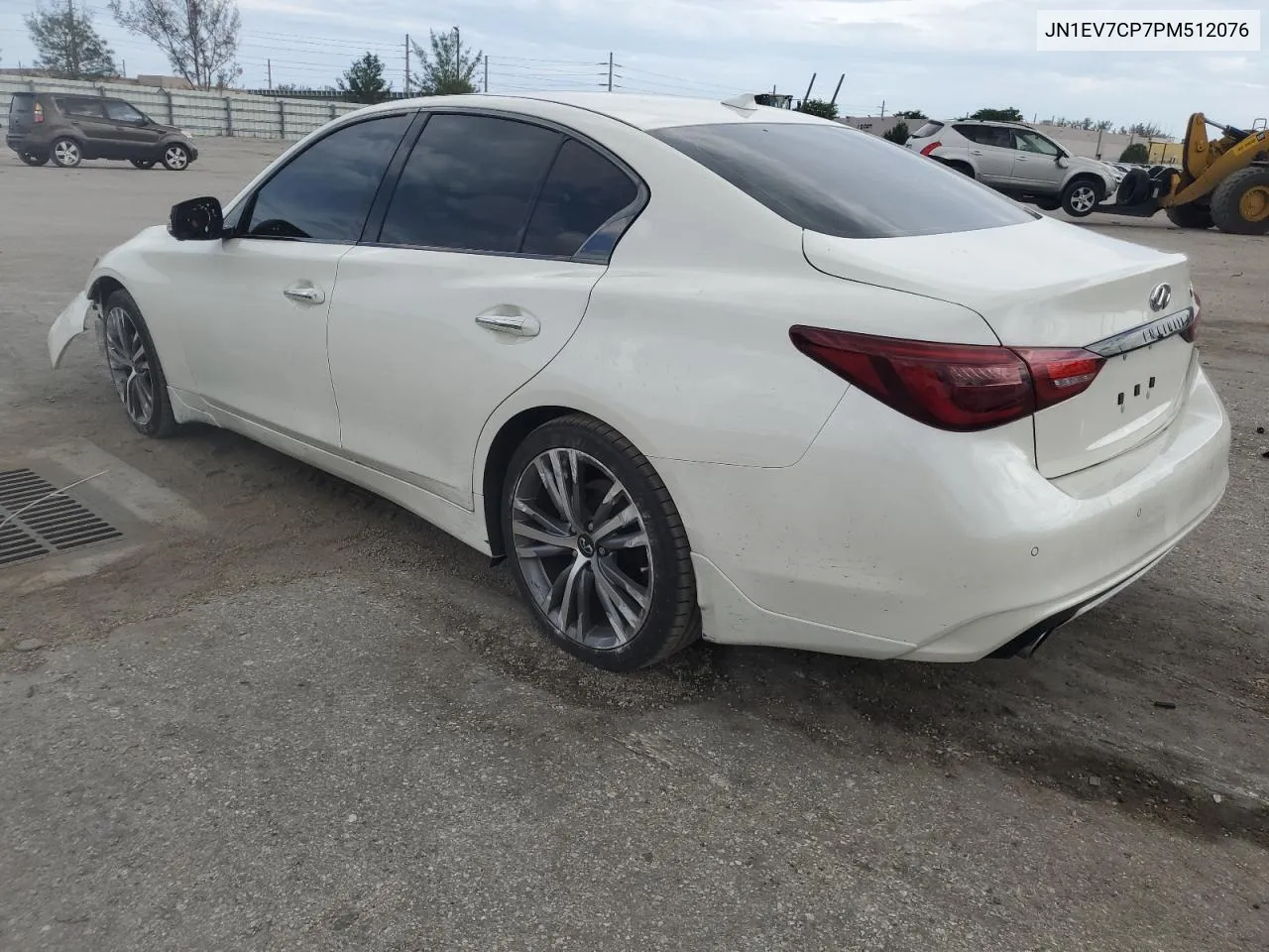 2023 Infiniti Q50 Sensory VIN: JN1EV7CP7PM512076 Lot: 76424734