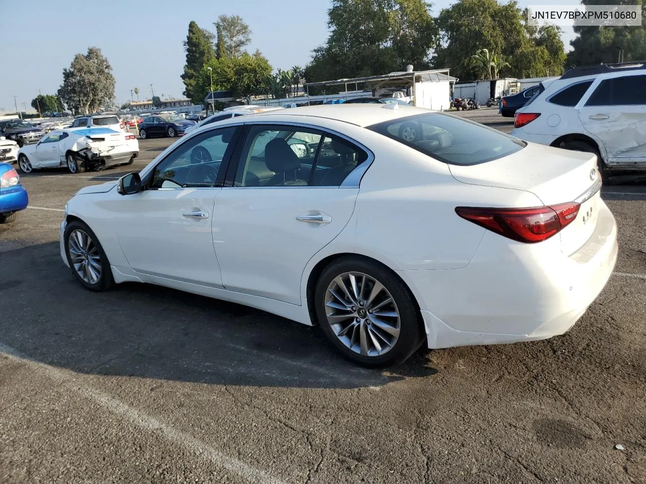 2023 Infiniti Q50 Luxe VIN: JN1EV7BPXPM510680 Lot: 76560664