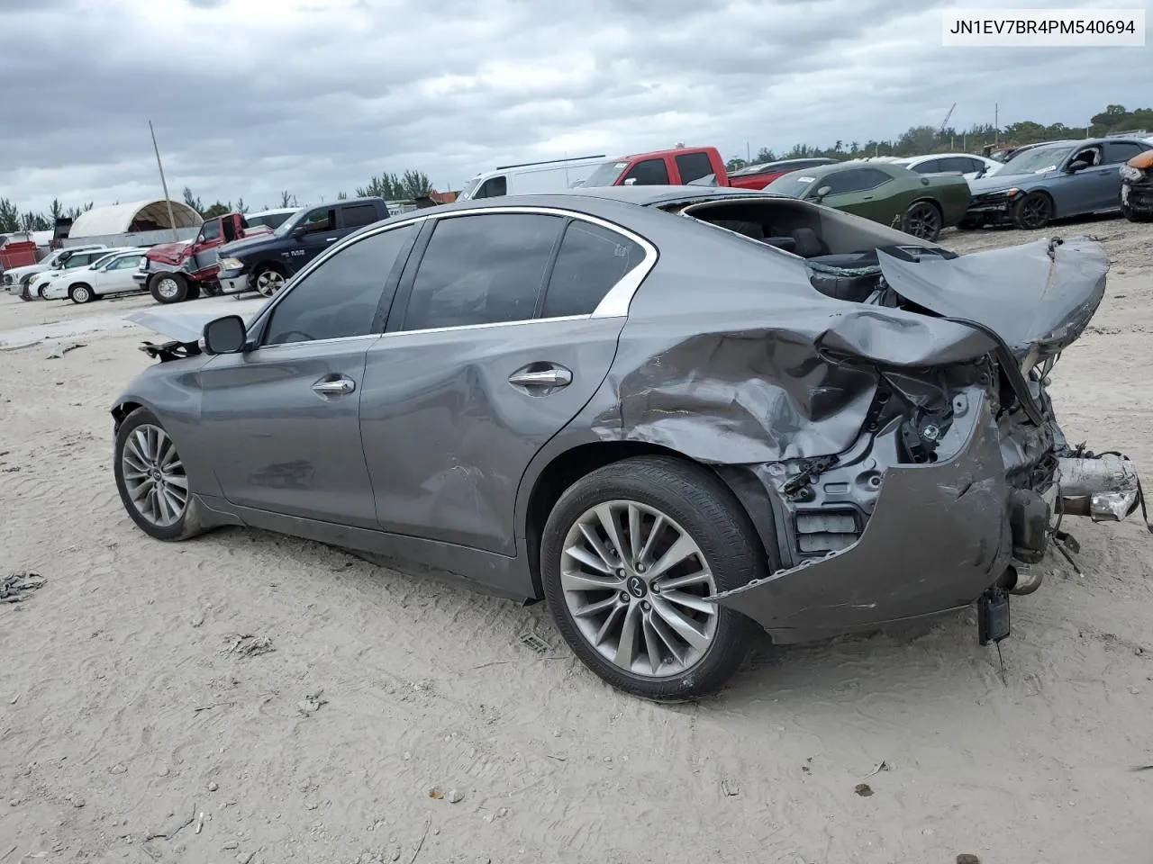 2023 Infiniti Q50 Luxe VIN: JN1EV7BR4PM540694 Lot: 76585724