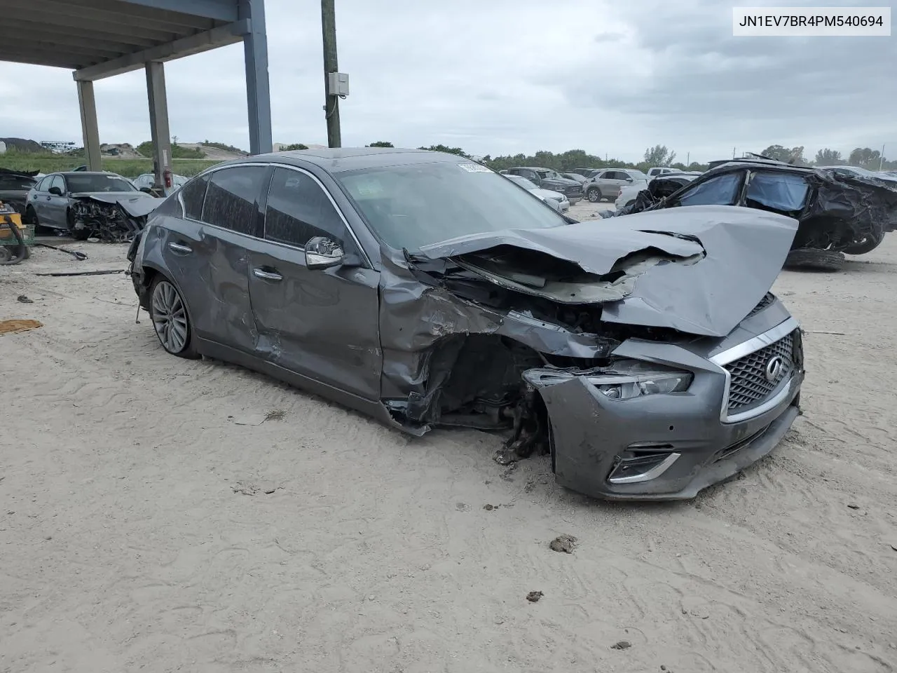 2023 Infiniti Q50 Luxe VIN: JN1EV7BR4PM540694 Lot: 76585724