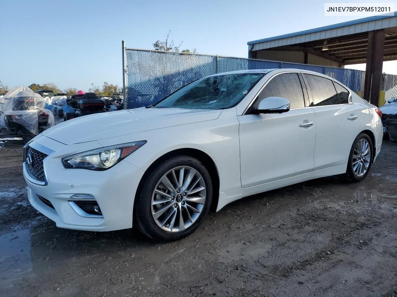 2023 Infiniti Q50 Luxe VIN: JN1EV7BPXPM512011 Lot: 78641734