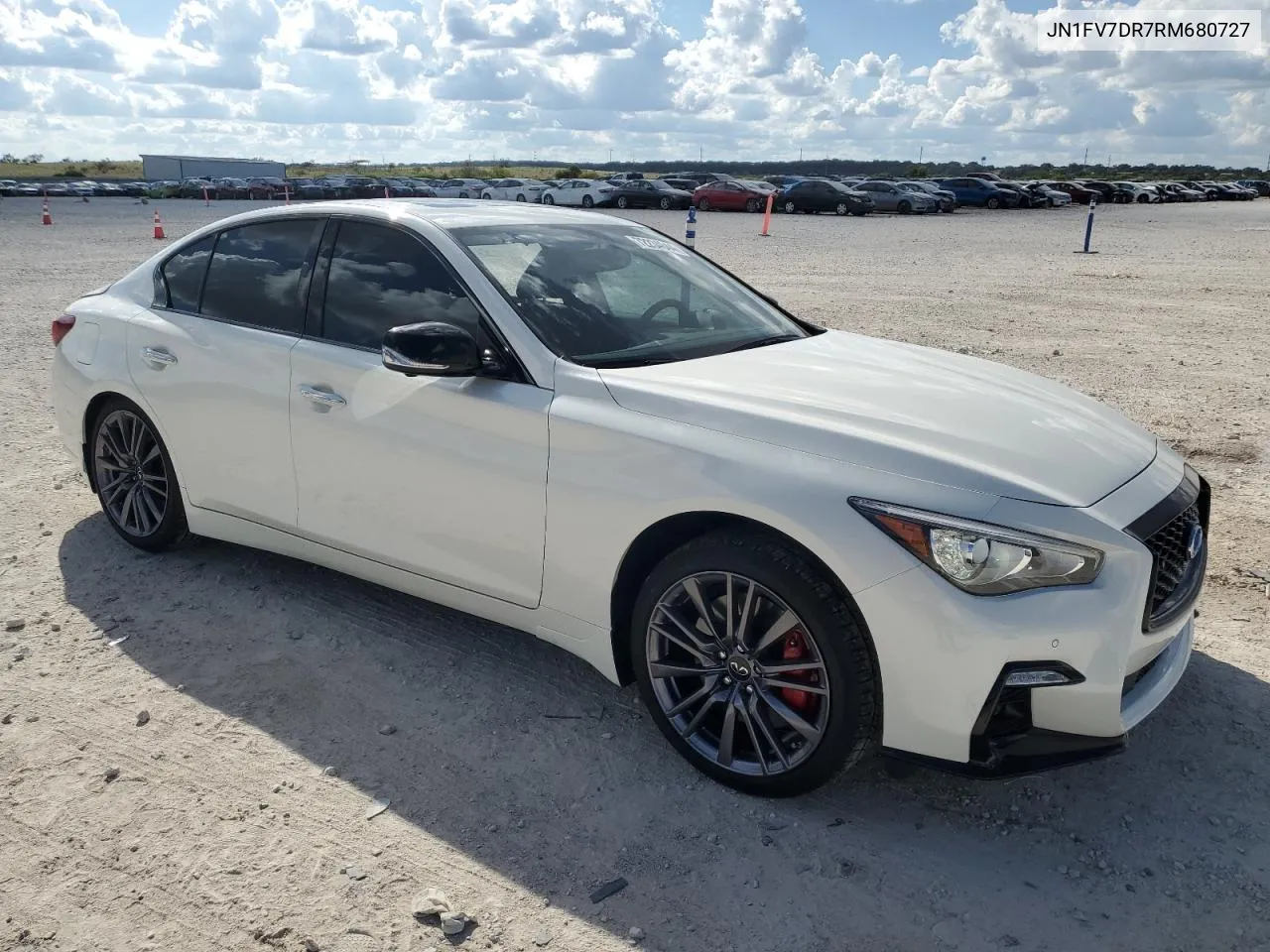 2024 Infiniti Q50 Red Sport 400 VIN: JN1FV7DR7RM680727 Lot: 72234644