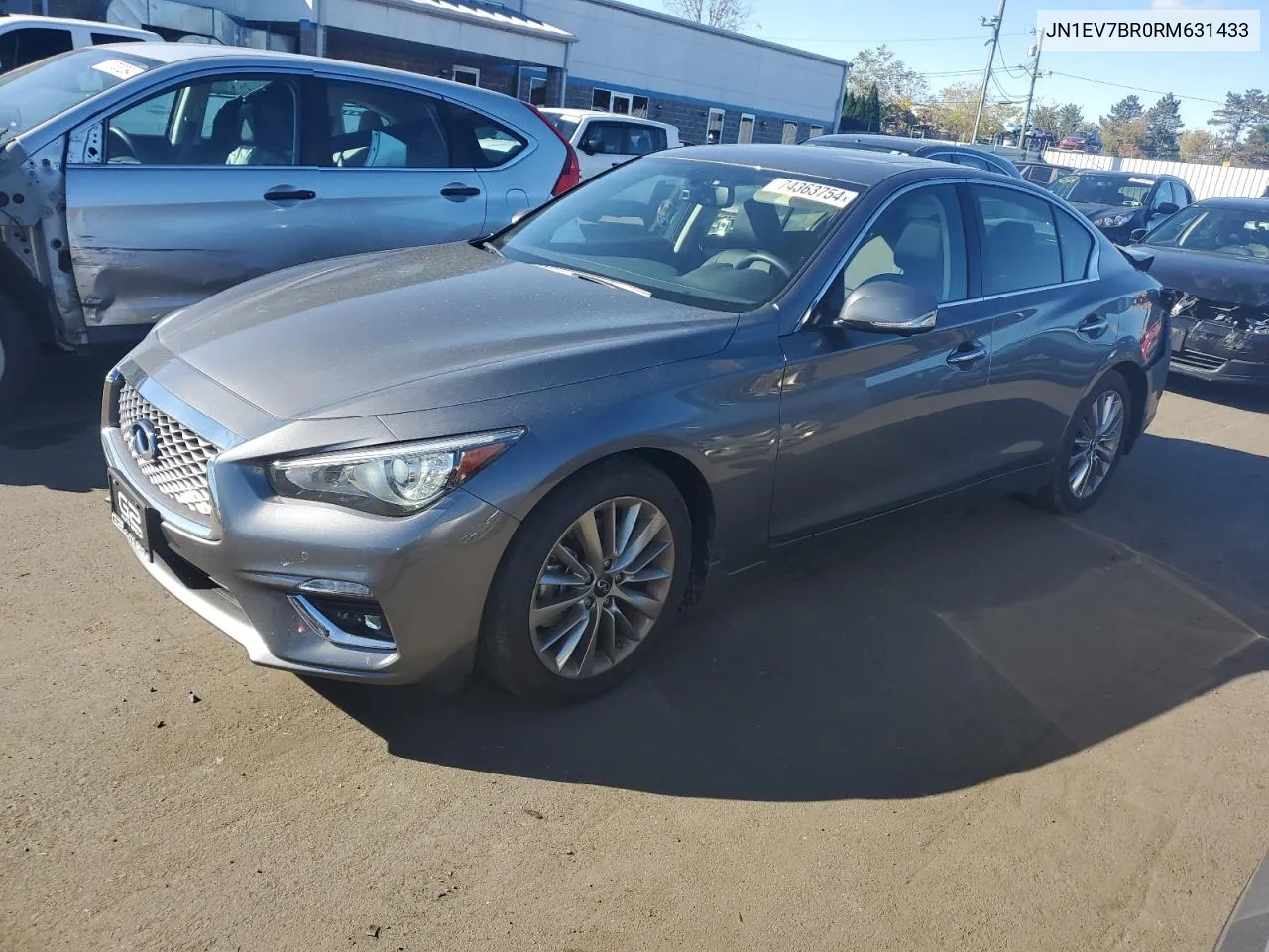 2024 Infiniti Q50 Luxe VIN: JN1EV7BR0RM631433 Lot: 74363754