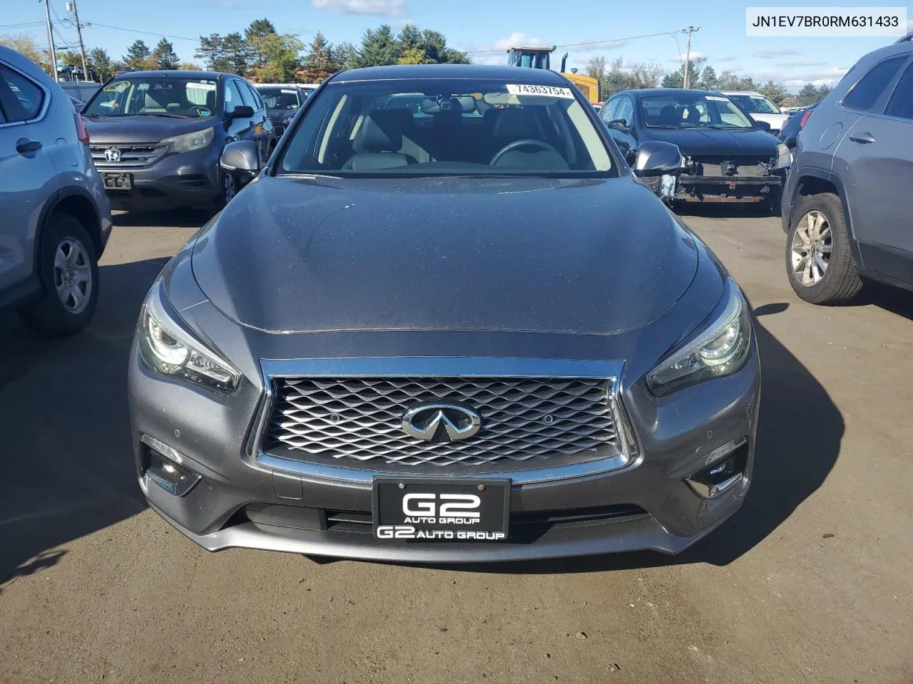 2024 Infiniti Q50 Luxe VIN: JN1EV7BR0RM631433 Lot: 74363754