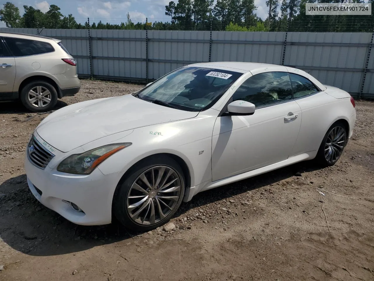 2014 Infiniti Q60 Base VIN: JN1CV6FEXEM901724 Lot: 63282104