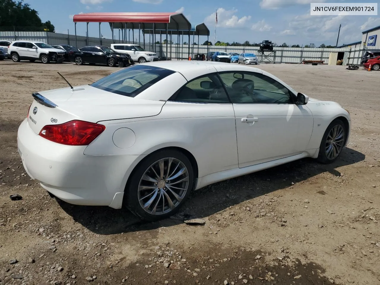 2014 Infiniti Q60 Base VIN: JN1CV6FEXEM901724 Lot: 63282104