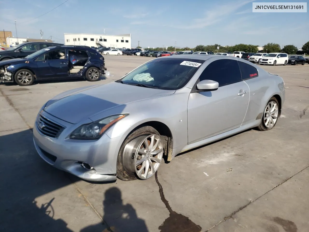 2014 Infiniti Q60 Journey VIN: JN1CV6EL5EM131691 Lot: 72740484