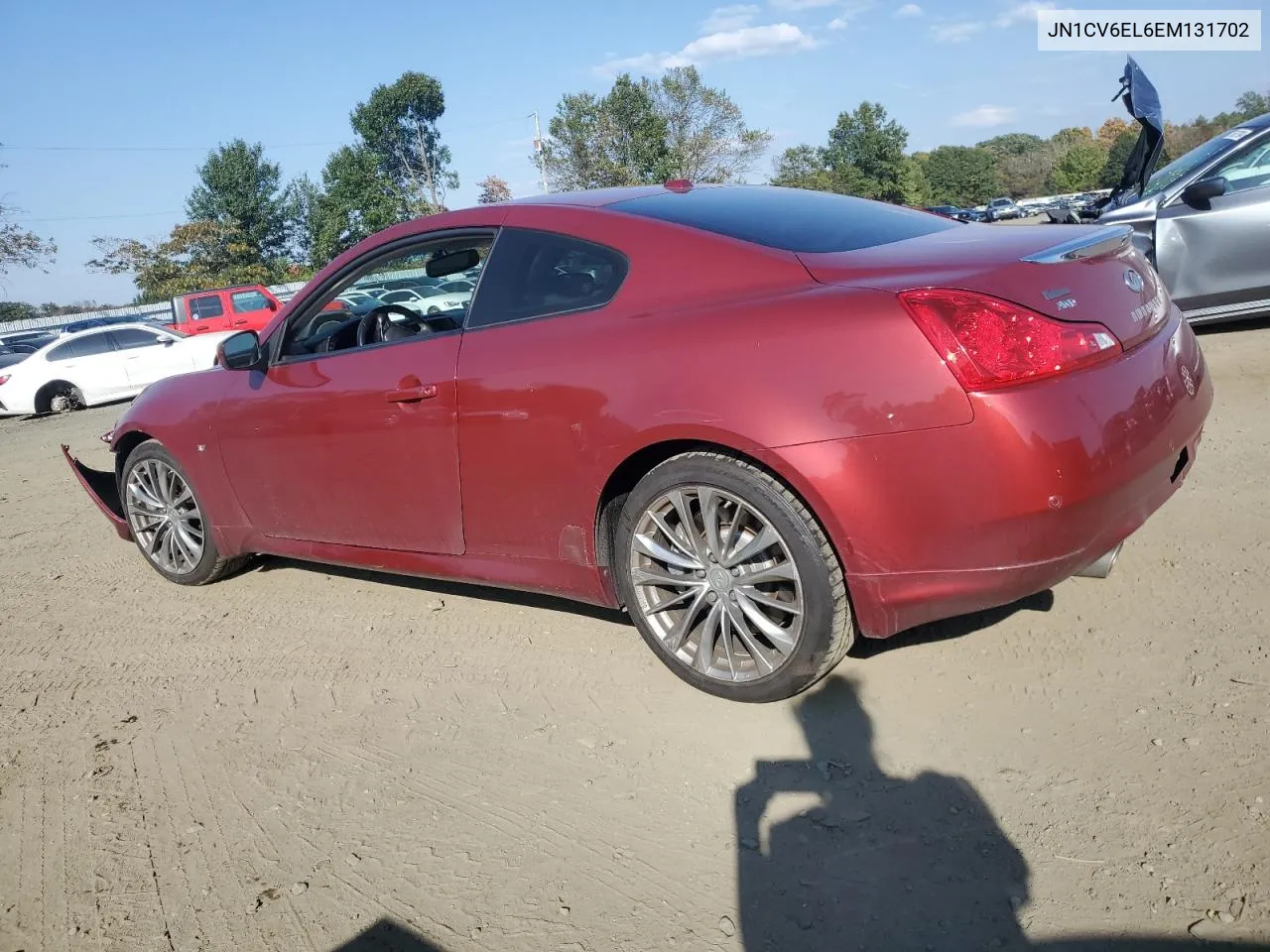 2014 Infiniti Q60 Journey VIN: JN1CV6EL6EM131702 Lot: 74957714