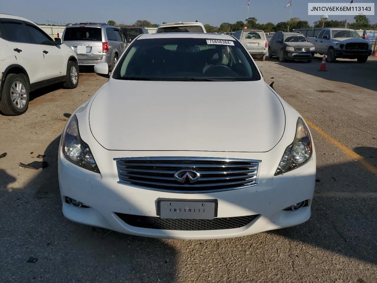 2014 Infiniti Q60 Journey VIN: JN1CV6EK6EM113143 Lot: 75856384