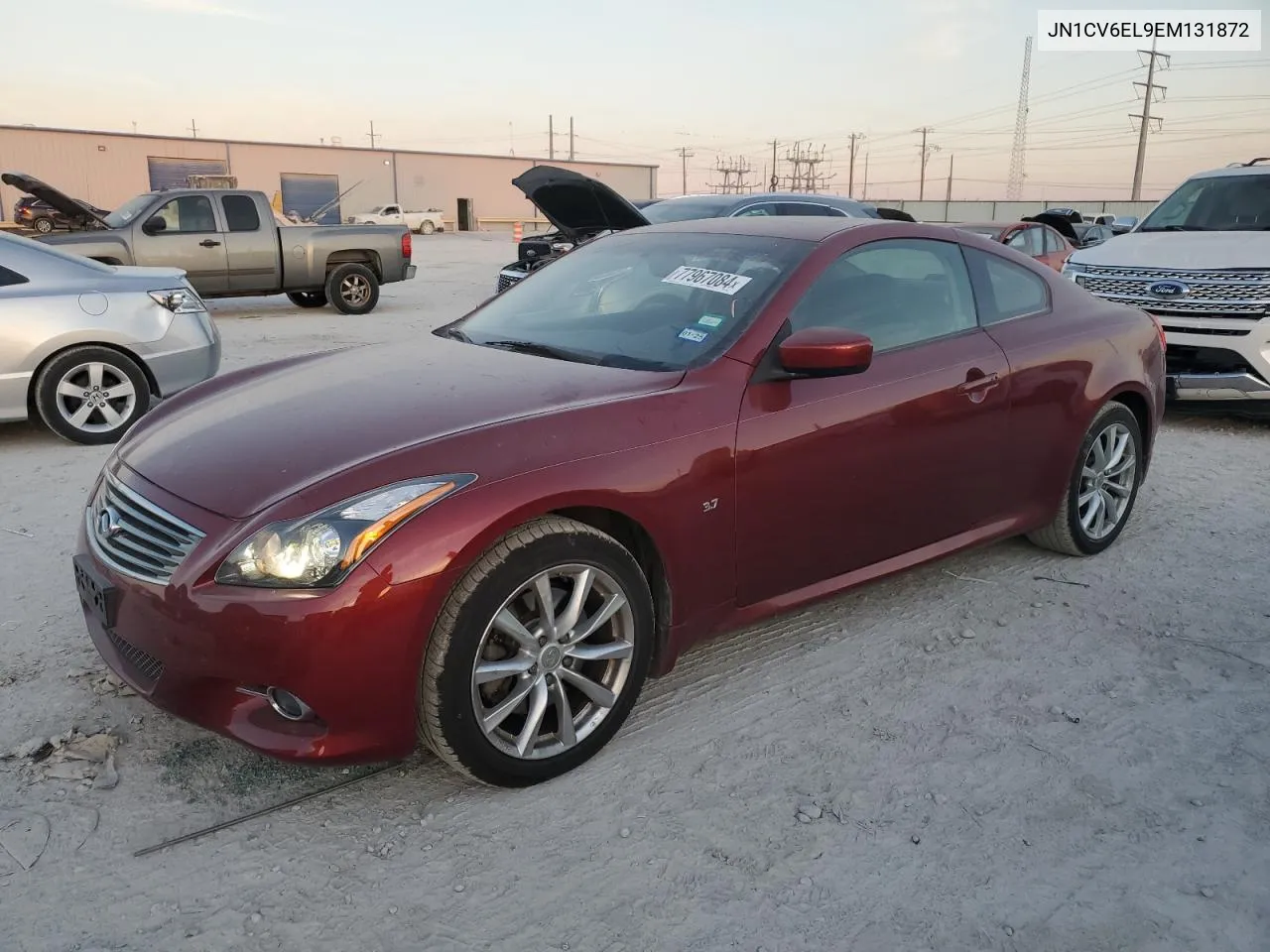 2014 Infiniti Q60 Journey VIN: JN1CV6EL9EM131872 Lot: 77967084