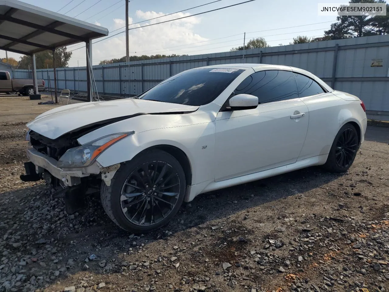 2014 Infiniti Q60 Base VIN: JN1CV6FE5EM902151 Lot: 78169284