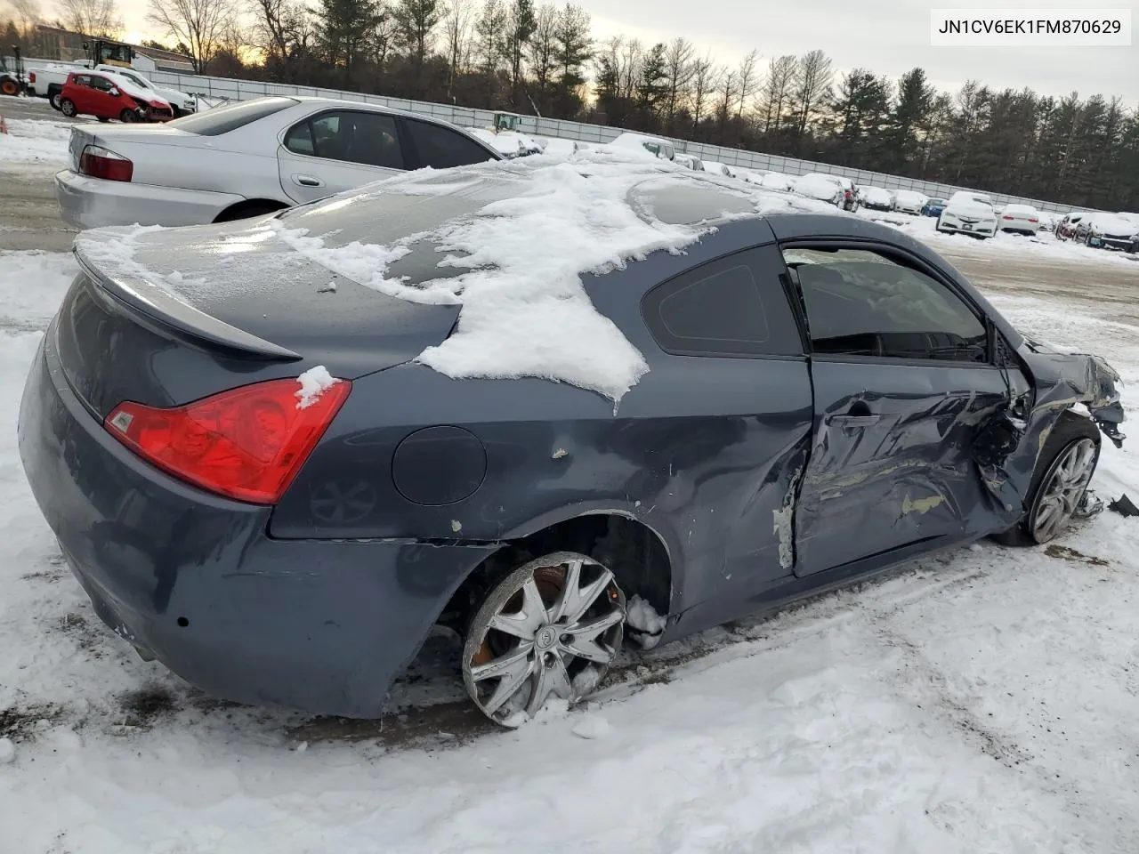 2015 Infiniti Q60 Journey VIN: JN1CV6EK1FM870629 Lot: 38870924