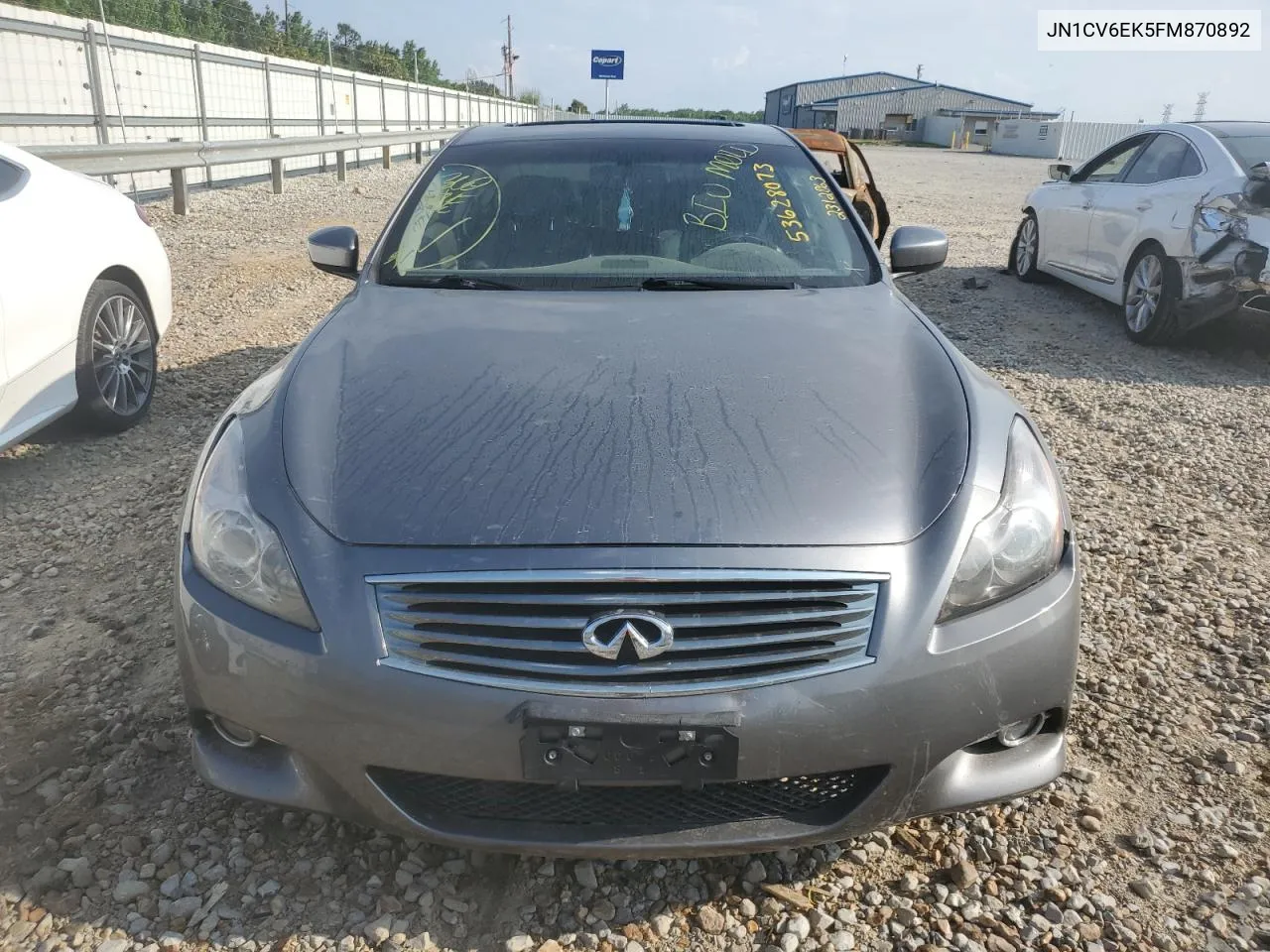 2015 Infiniti Q60 Journey VIN: JN1CV6EK5FM870892 Lot: 53628073