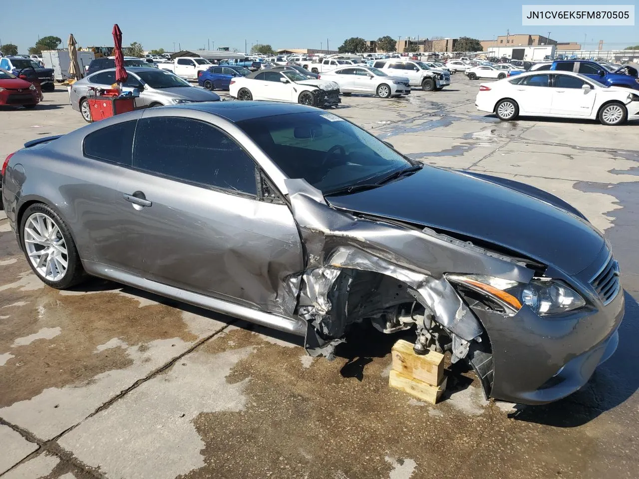 2015 Infiniti Q60 Journey VIN: JN1CV6EK5FM870505 Lot: 70579174