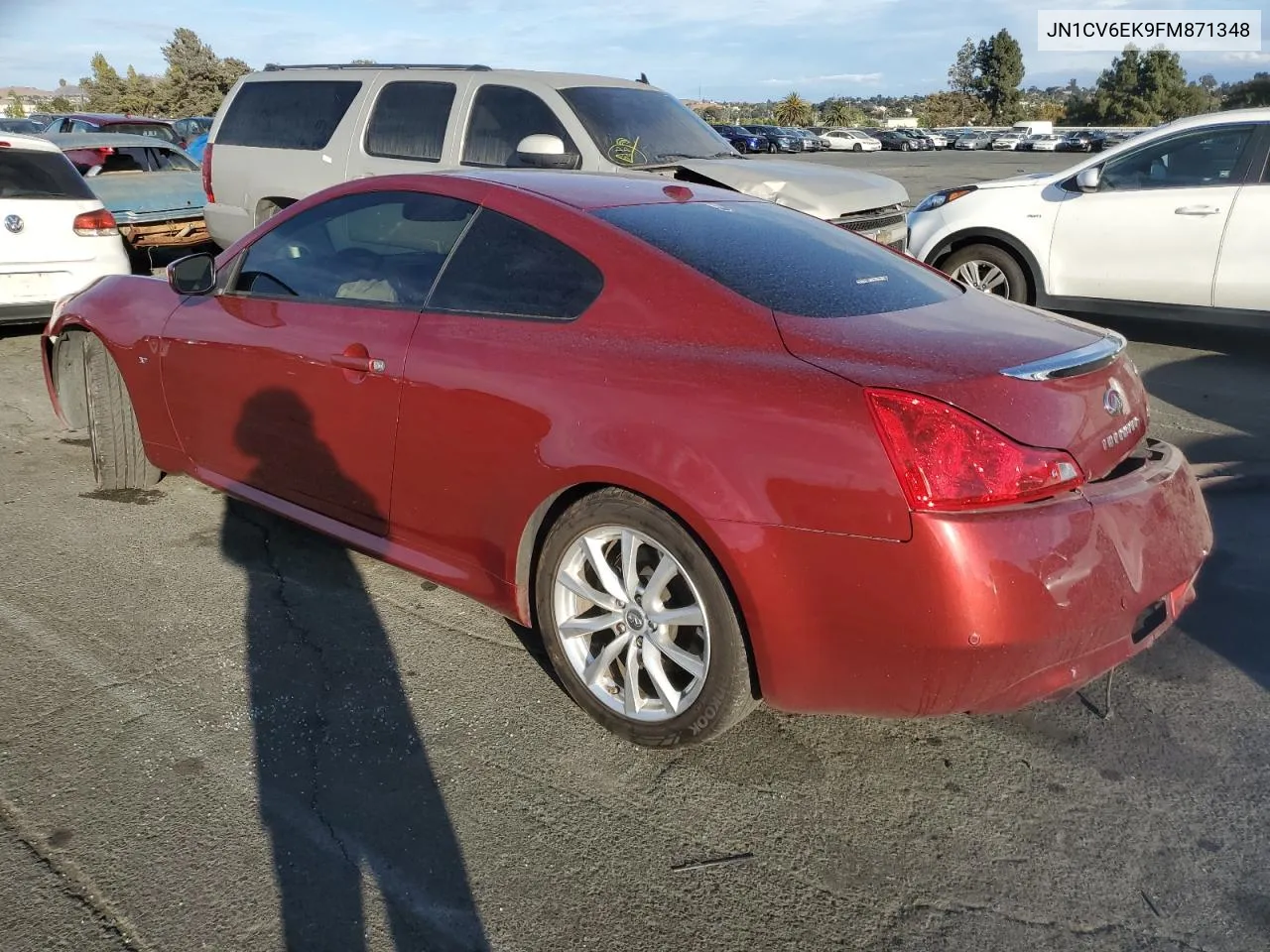 2015 Infiniti Q60 Journey VIN: JN1CV6EK9FM871348 Lot: 72281194