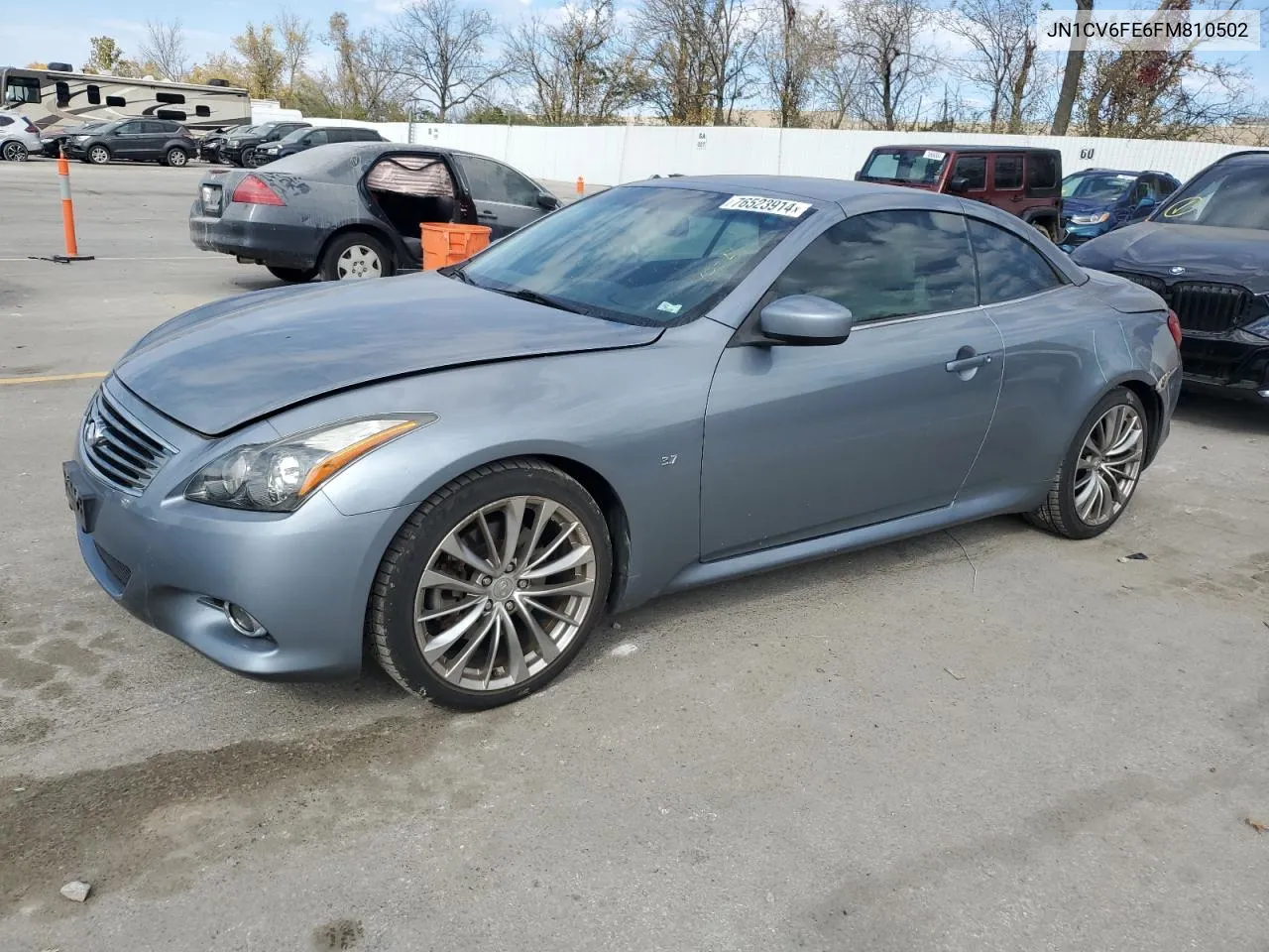 2015 Infiniti Q60 Base VIN: JN1CV6FE6FM810502 Lot: 76523914