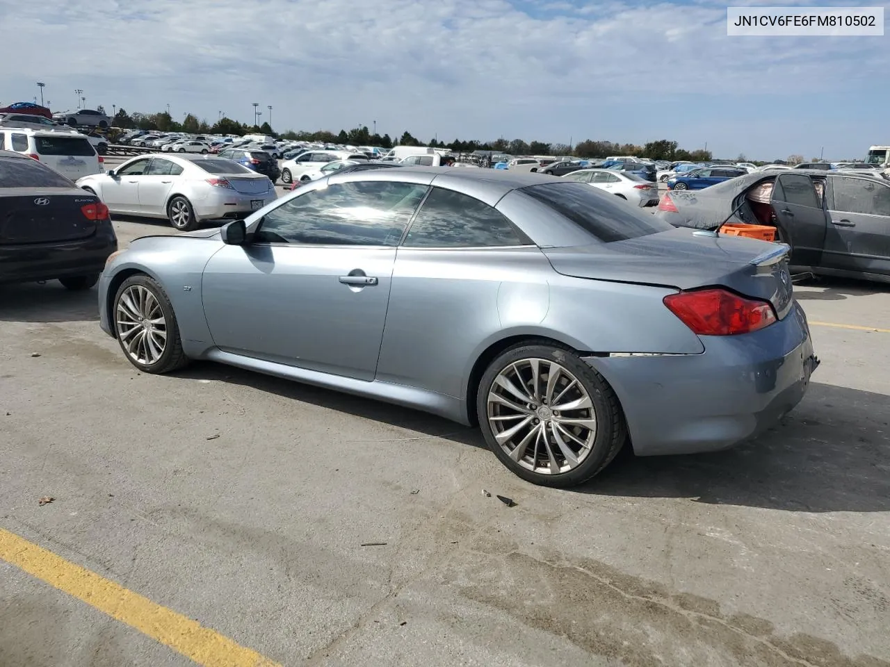 2015 Infiniti Q60 Base VIN: JN1CV6FE6FM810502 Lot: 76523914