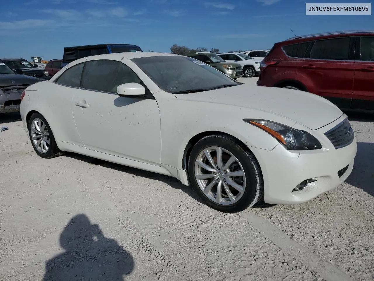 2015 Infiniti Q60 Base VIN: JN1CV6FEXFM810695 Lot: 76588404