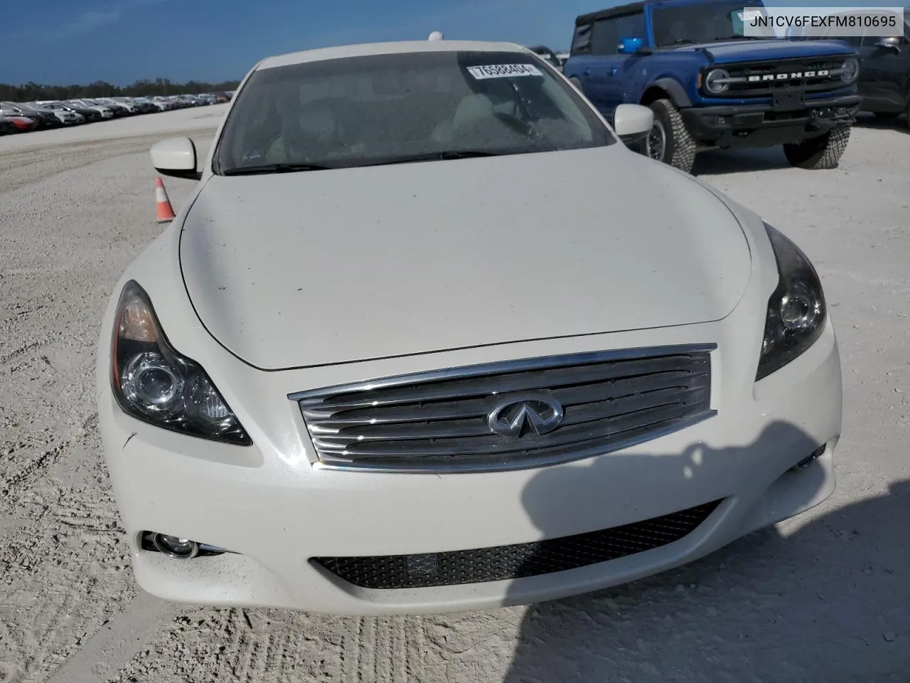 2015 Infiniti Q60 Base VIN: JN1CV6FEXFM810695 Lot: 76588404