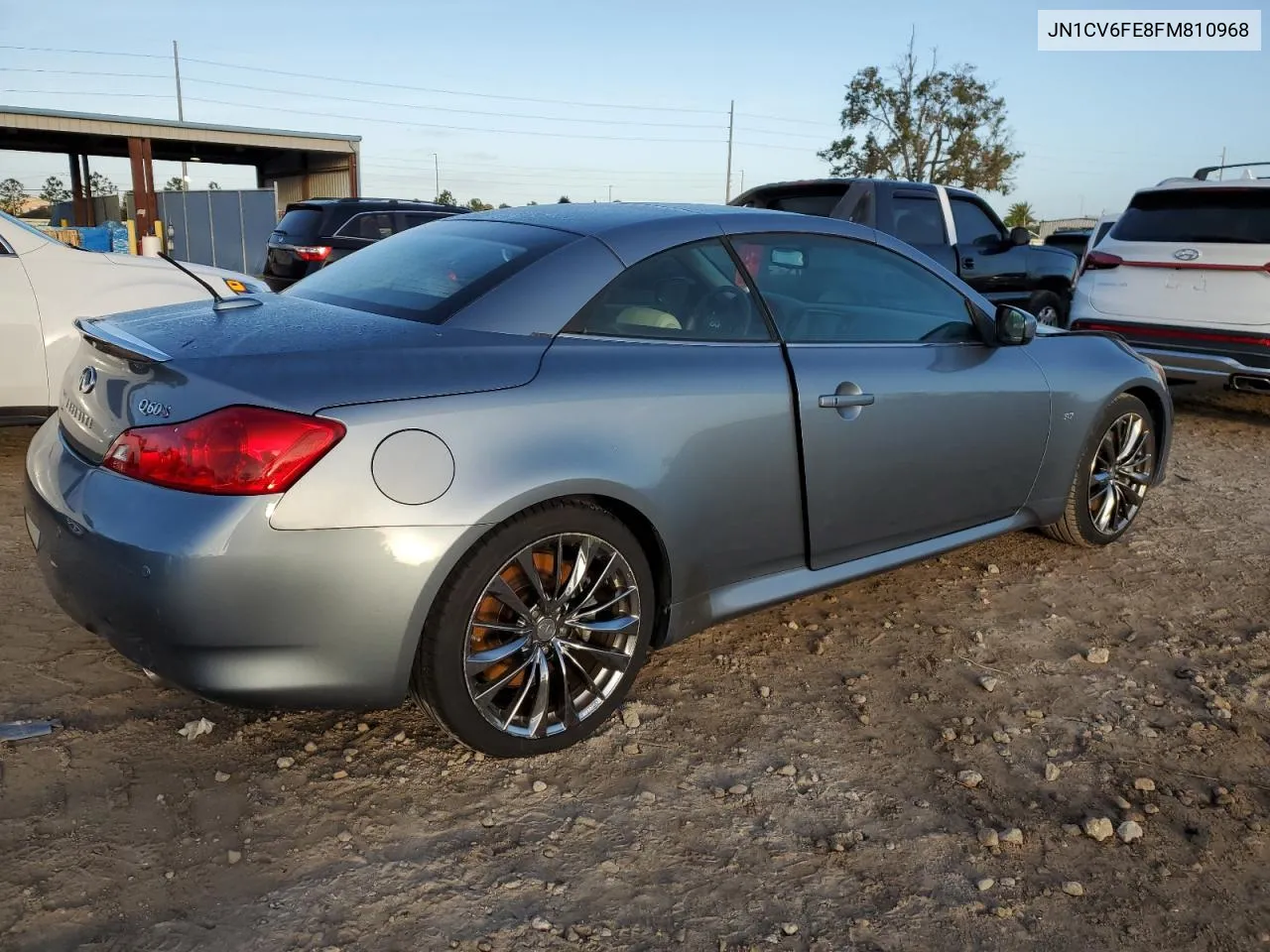 2015 Infiniti Q60 Base VIN: JN1CV6FE8FM810968 Lot: 76871244