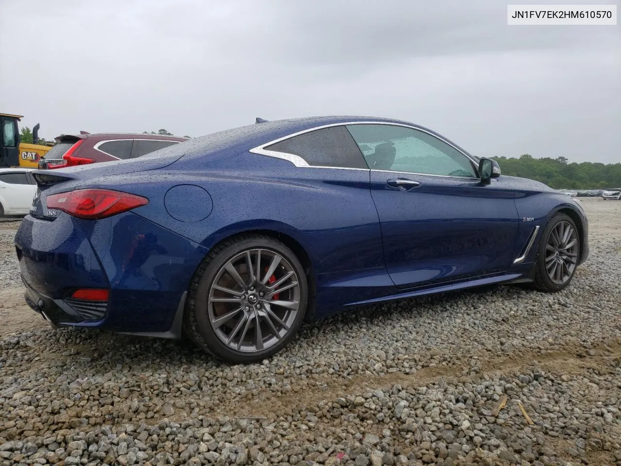 2017 Infiniti Q60 Red Sport 400 VIN: JN1FV7EK2HM610570 Lot: 54737574