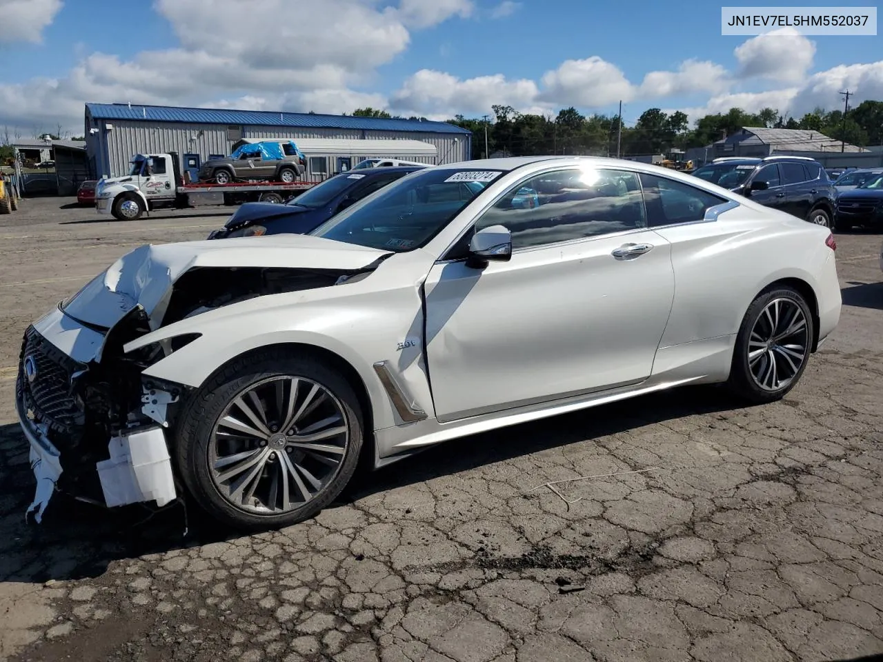 2017 Infiniti Q60 Premium VIN: JN1EV7EL5HM552037 Lot: 60803274