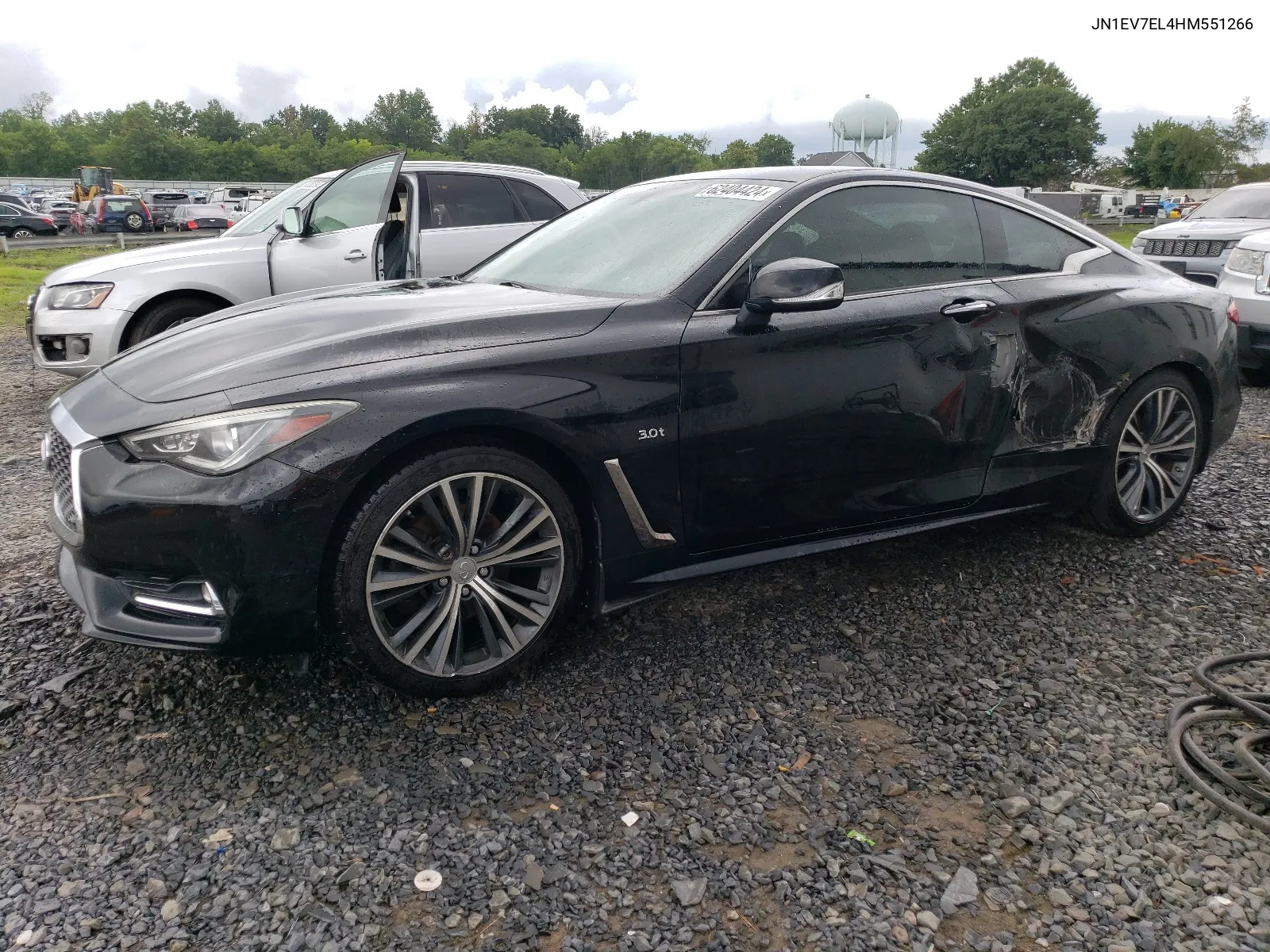 2017 Infiniti Q60 Premium VIN: JN1EV7EL4HM551266 Lot: 62404424