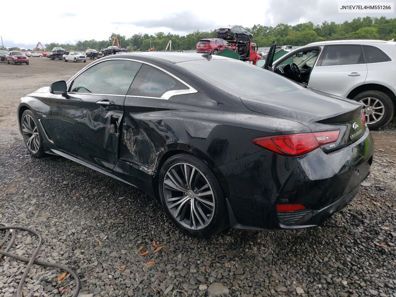 2017 Infiniti Q60 Premium VIN: JN1EV7EL4HM551266 Lot: 62404424