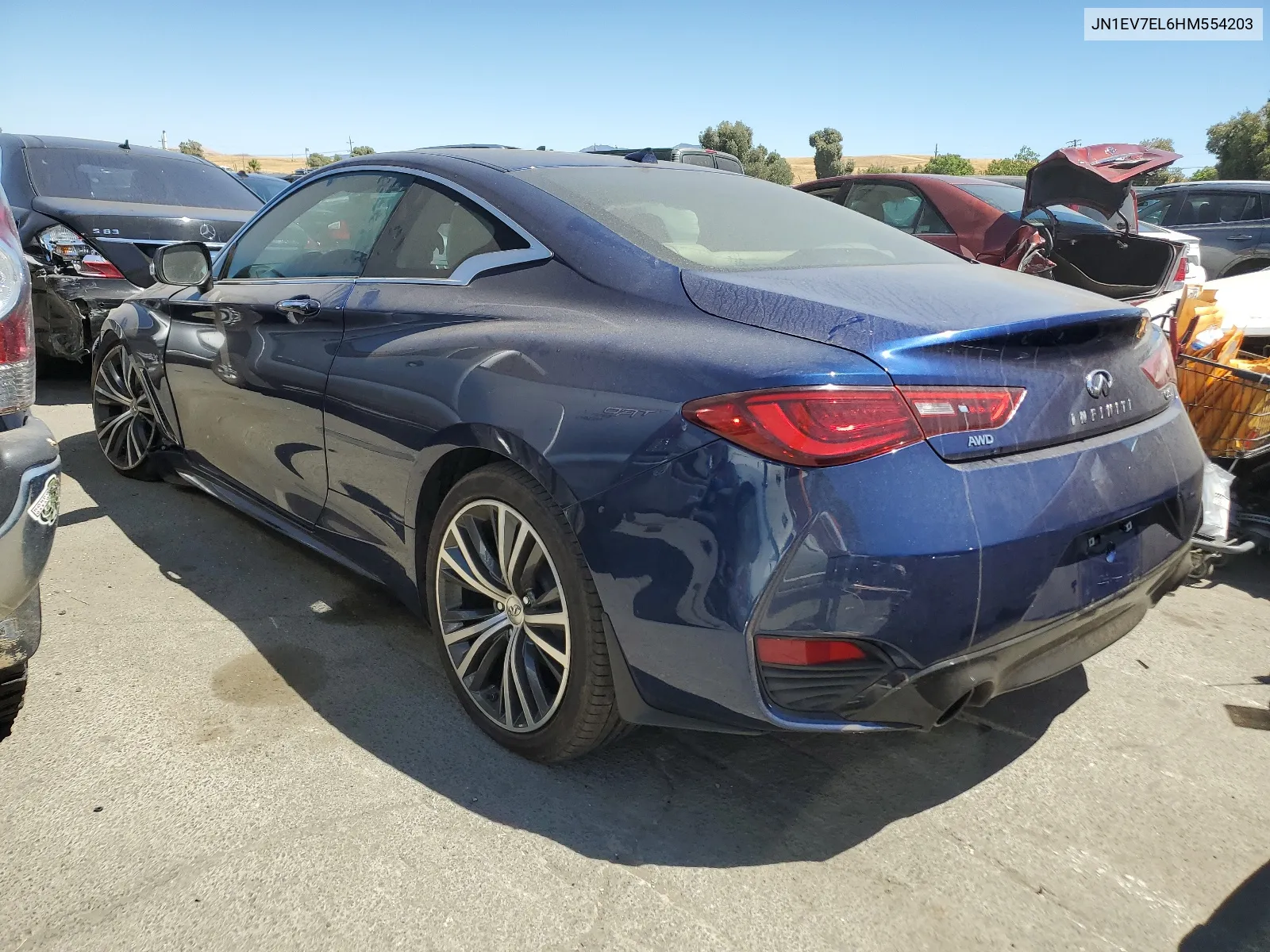 2017 Infiniti Q60 Premium VIN: JN1EV7EL6HM554203 Lot: 64501844